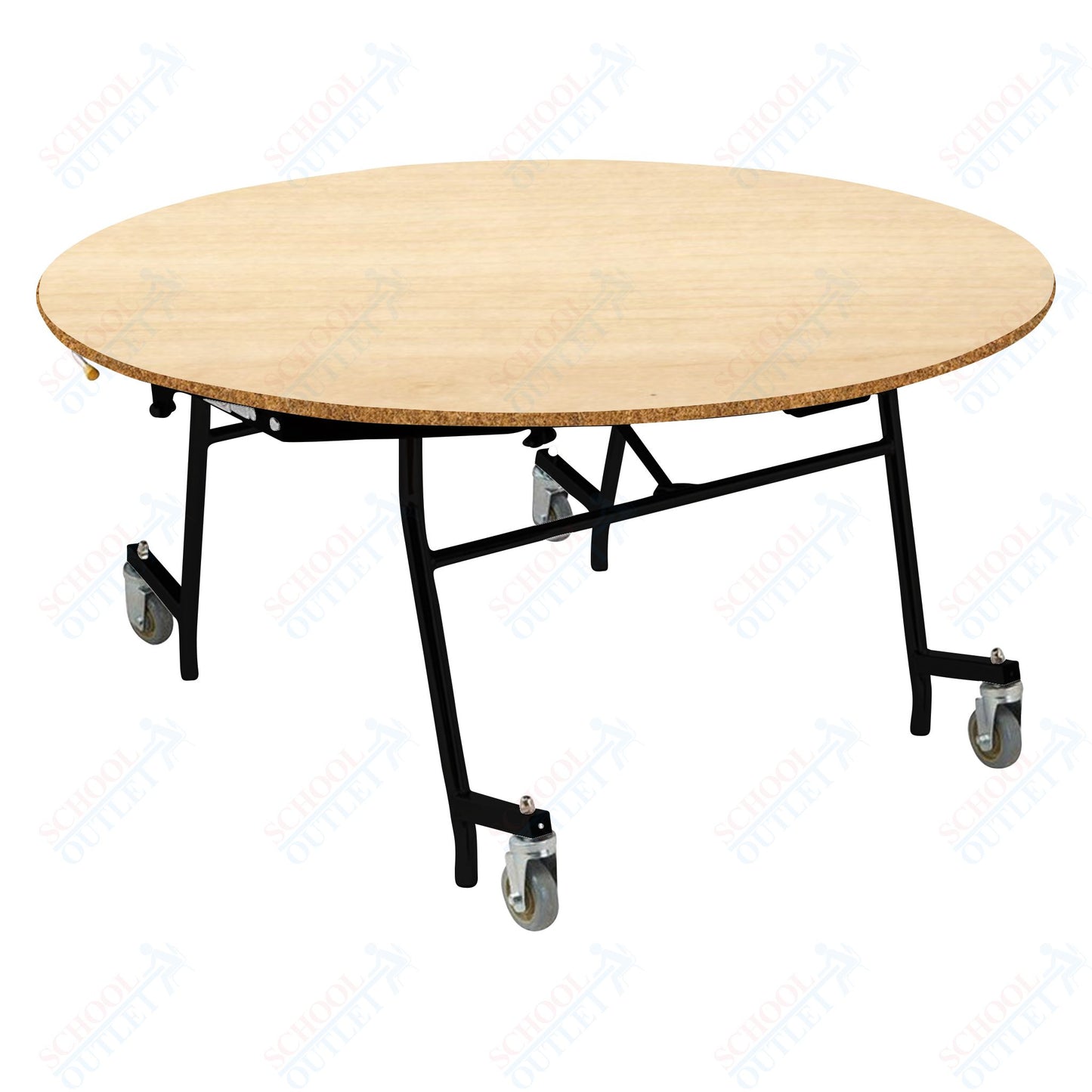 NPS EasyFold 60" Round Table (National Public Seating NPS-MTSSF-60R)