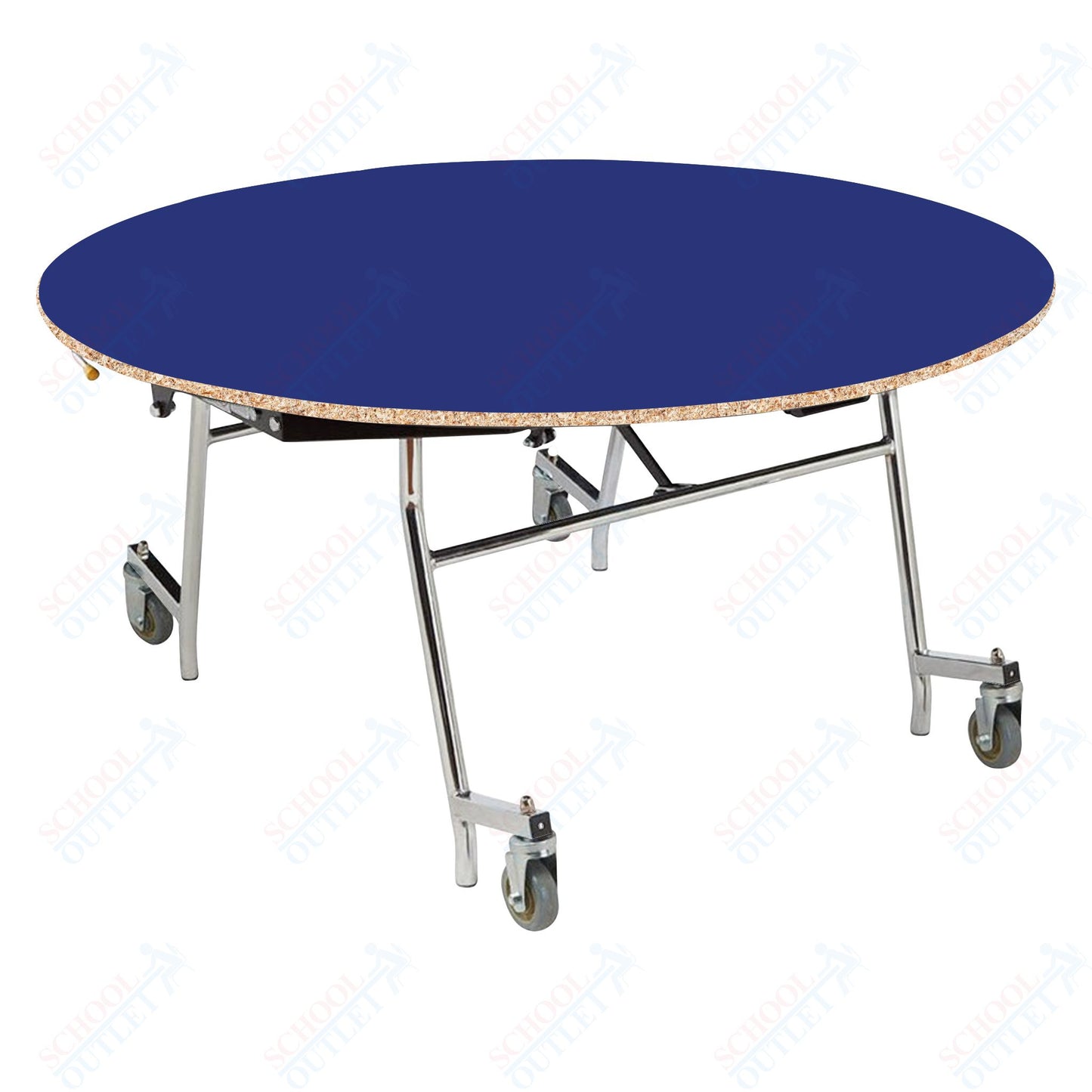 NPS EasyFold 60" Round Table (National Public Seating NPS-MTSSF-60R)