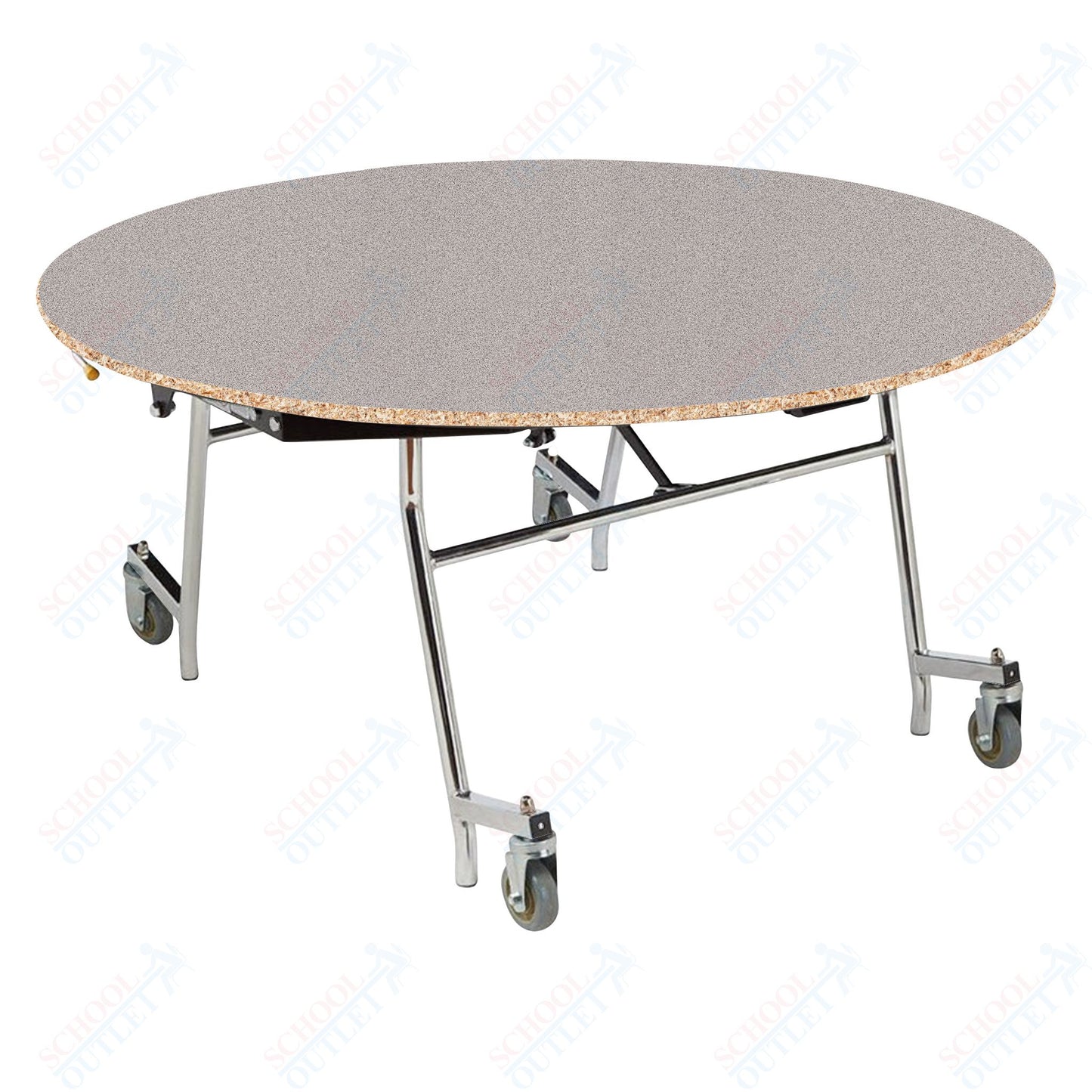 NPS EasyFold 60" Round Table (National Public Seating NPS-MTSSF-60R)