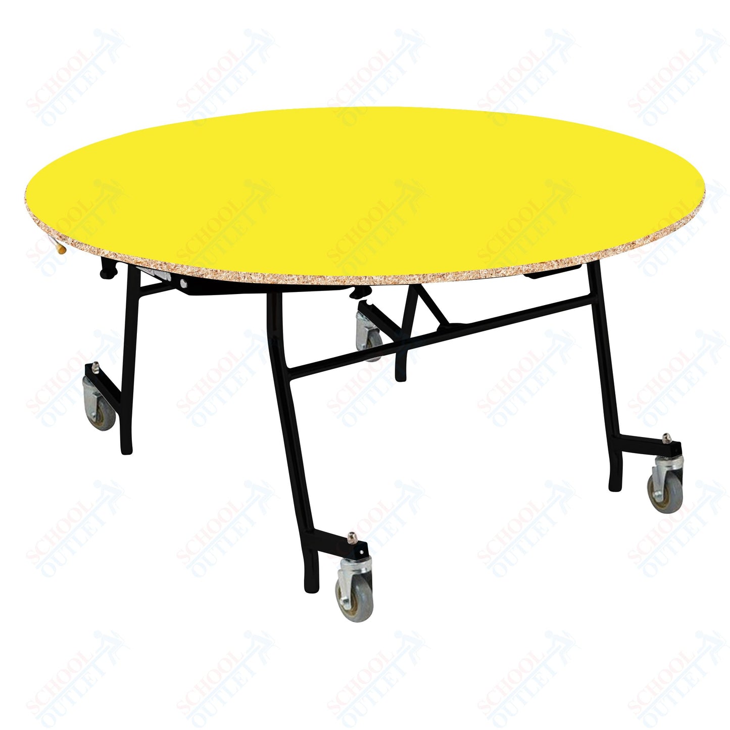 NPS EasyFold 60" Round Table (National Public Seating NPS-MTSSF-60R)