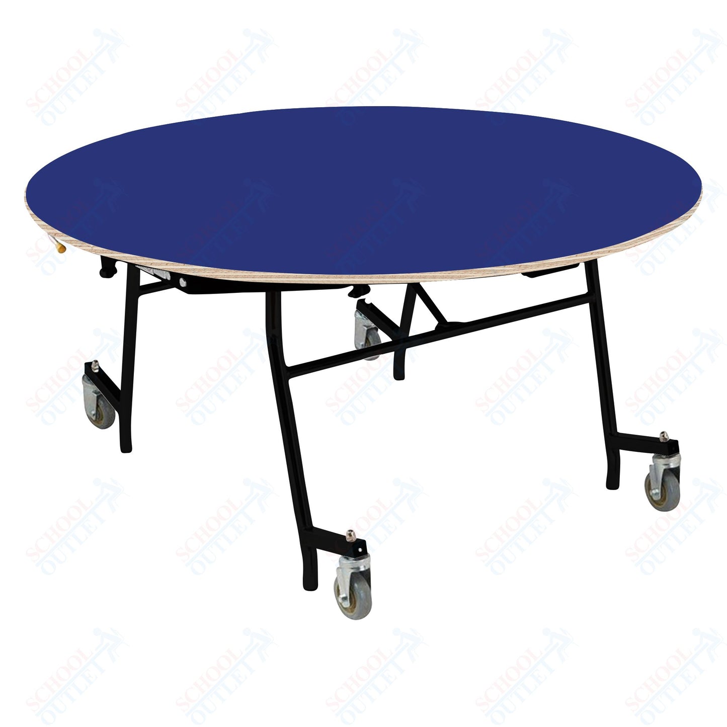 NPS EasyFold 60" Round Table (National Public Seating NPS-MTSSF-60R)