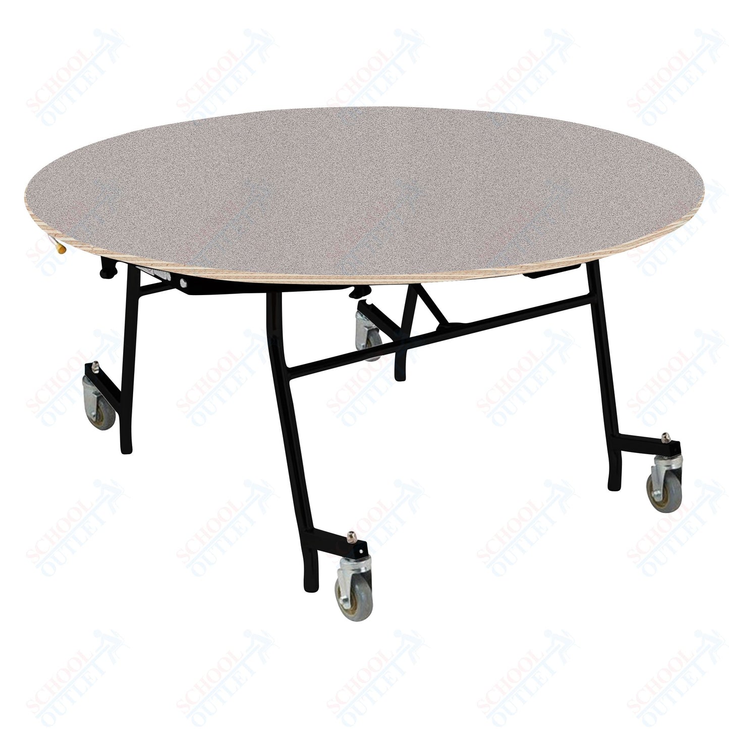 NPS EasyFold 60" Round Table (National Public Seating NPS-MTSSF-60R)