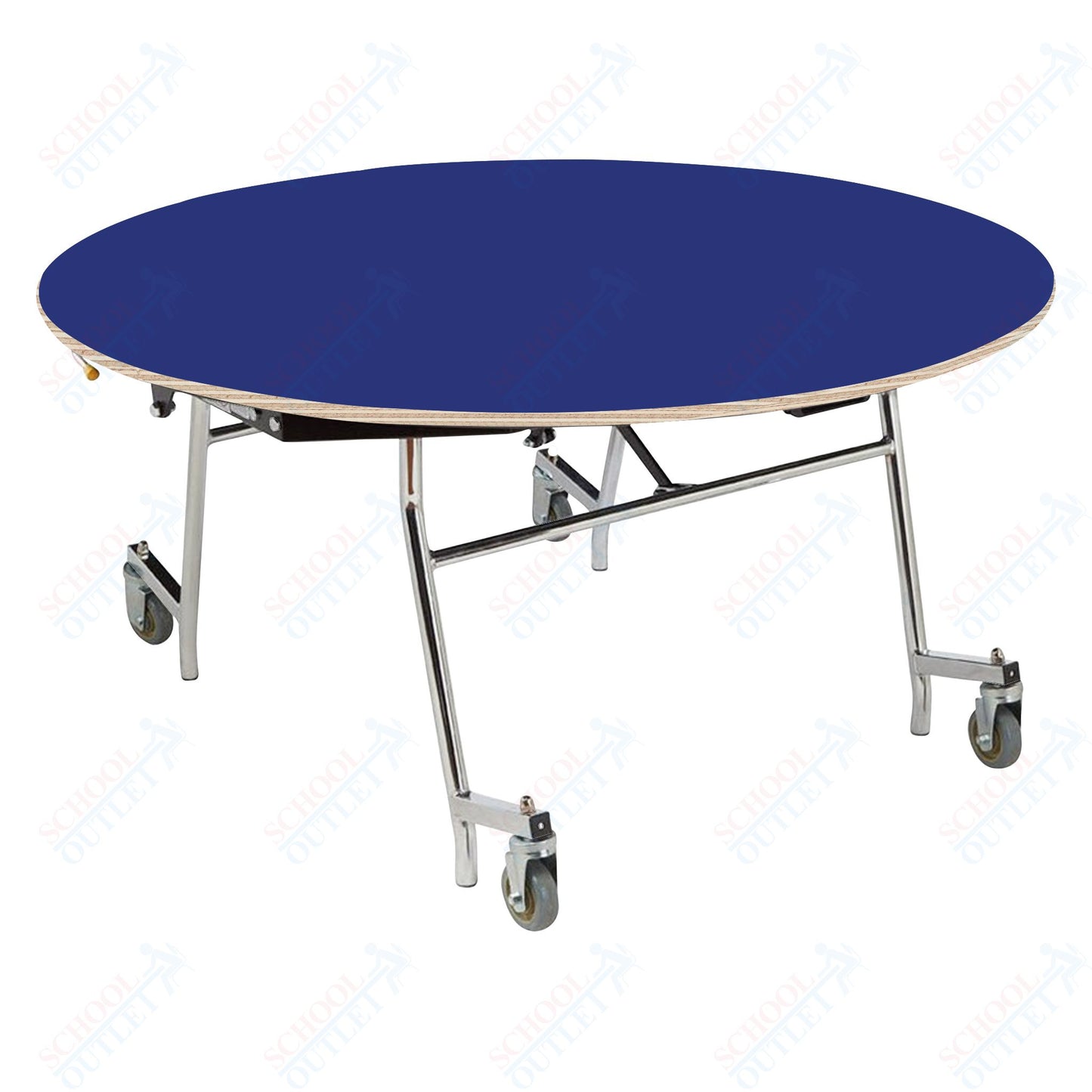 NPS EasyFold 60" Round Table (National Public Seating NPS-MTSSF-60R)
