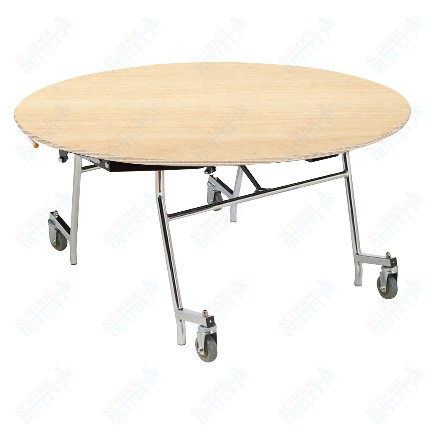 NPS EasyFold 60" Round Table (National Public Seating NPS-MTSSF-60R)