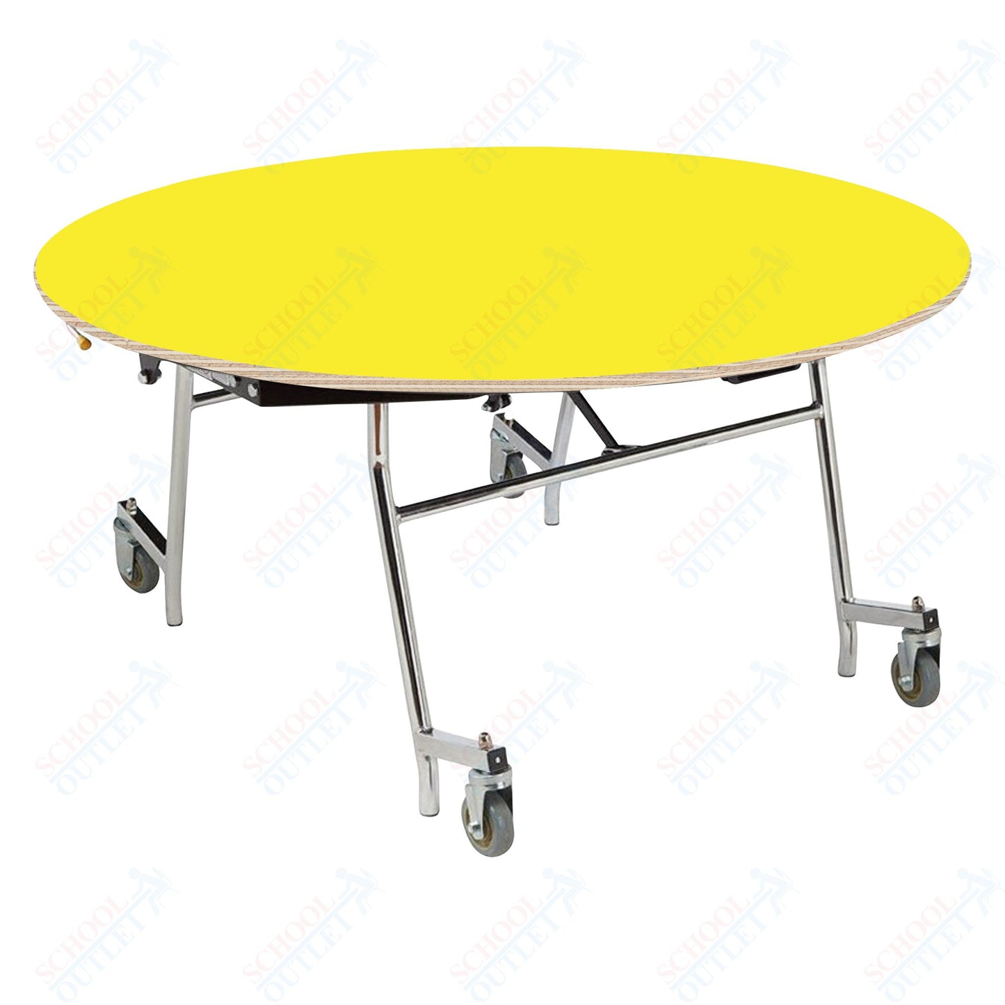 NPS EasyFold 60" Round Table (National Public Seating NPS-MTSSF-60R)
