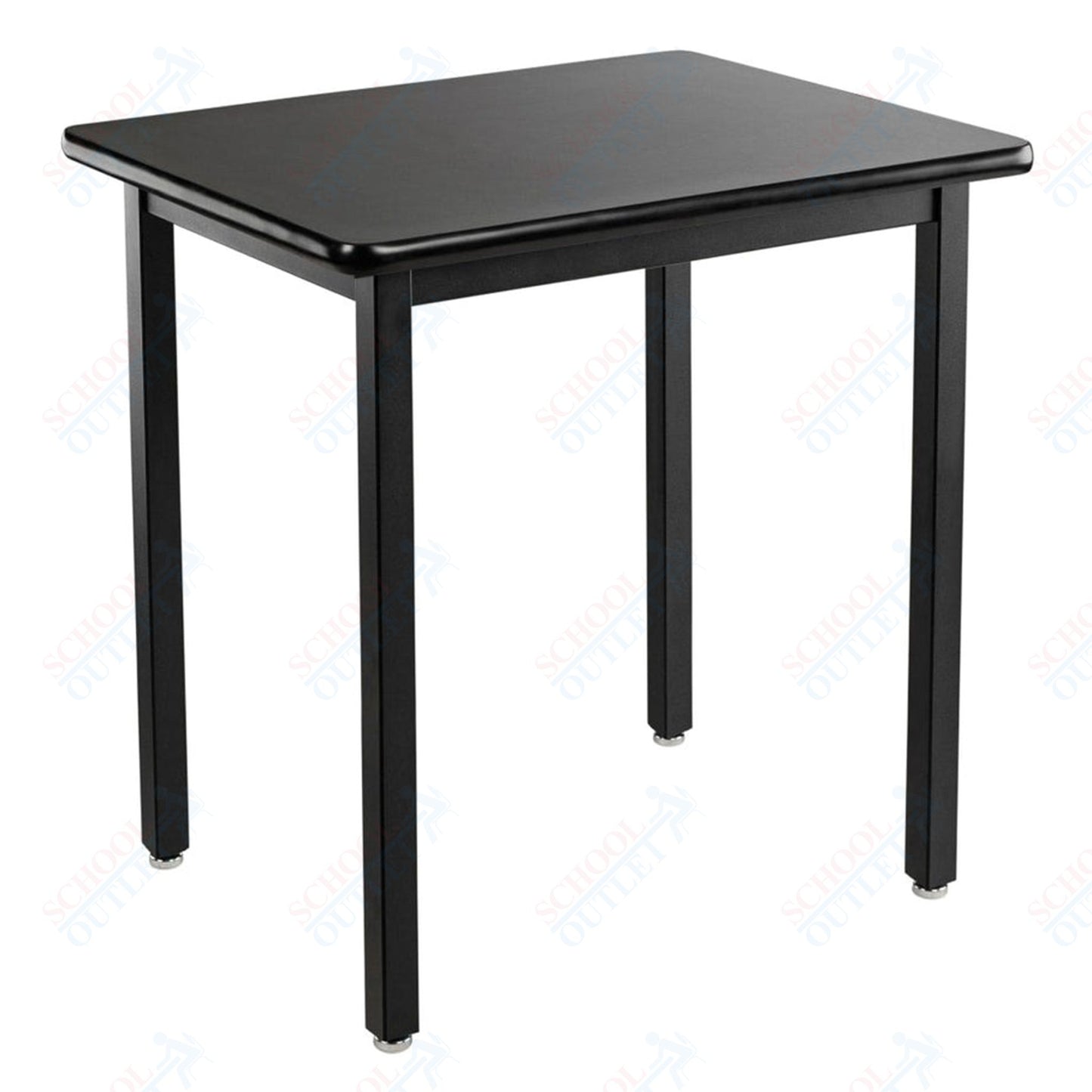 NPS Height Adjustable Science Lab Table, 24" X 30", Steel Legs (National Public Seating NPS-SLTX-2430)