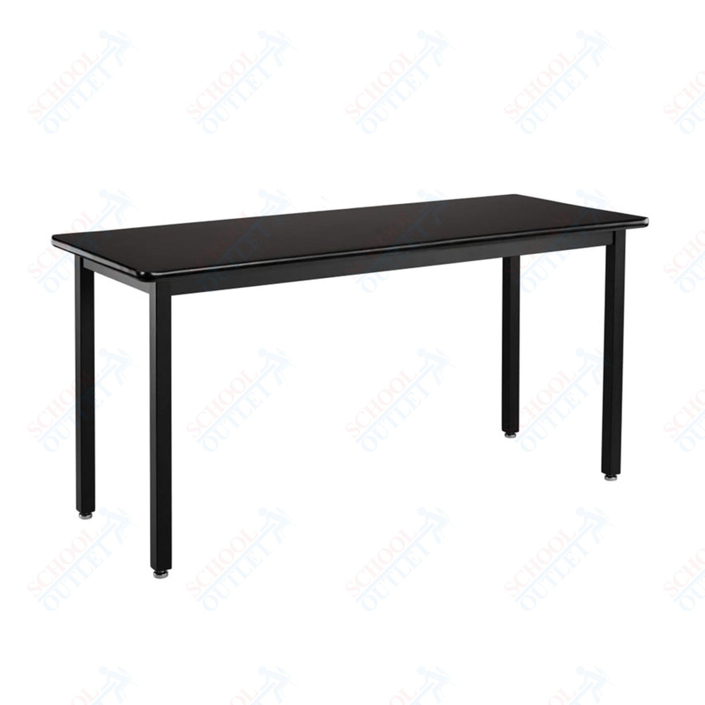 NPS Height Adjustable Steel Science Lab Table, 24" X 54", Steel Legs (National Public Seating NPS-SLTX-2454)