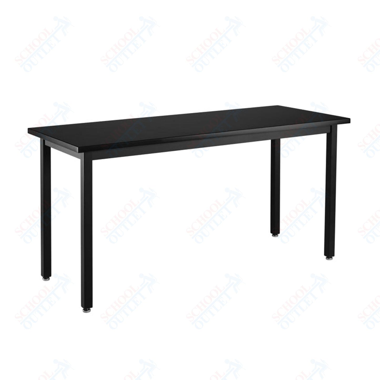 NPS Height Adjustable Steel Science Lab Table, 24" X 54", Steel Legs (National Public Seating NPS-SLTX-2454)