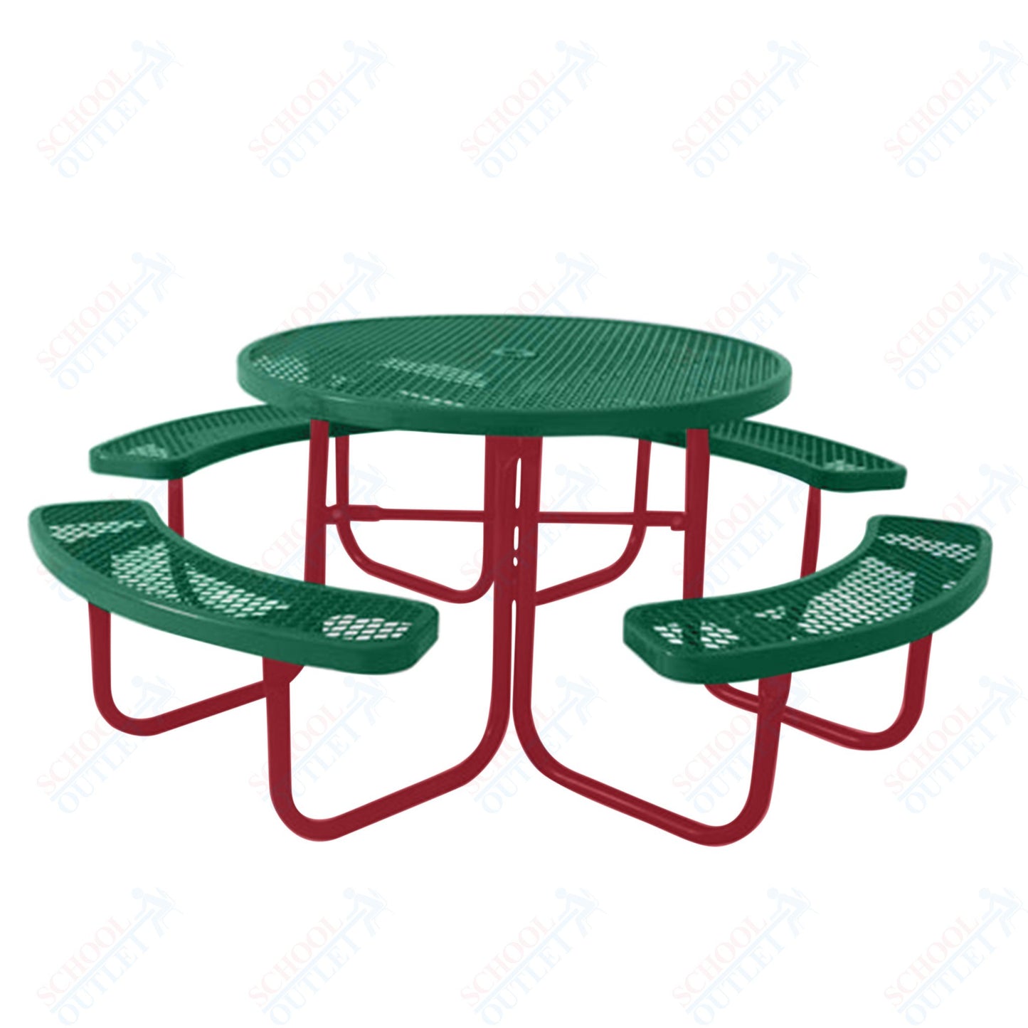 UltraPlay 46" Round Outdoor Picnic Table - SchoolOutlet