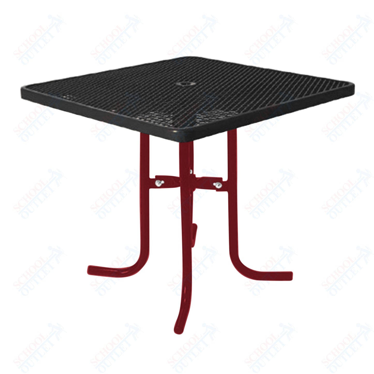 UltraPlay 36" Square Portable Food Court Table - 42 High - SchoolOutlet
