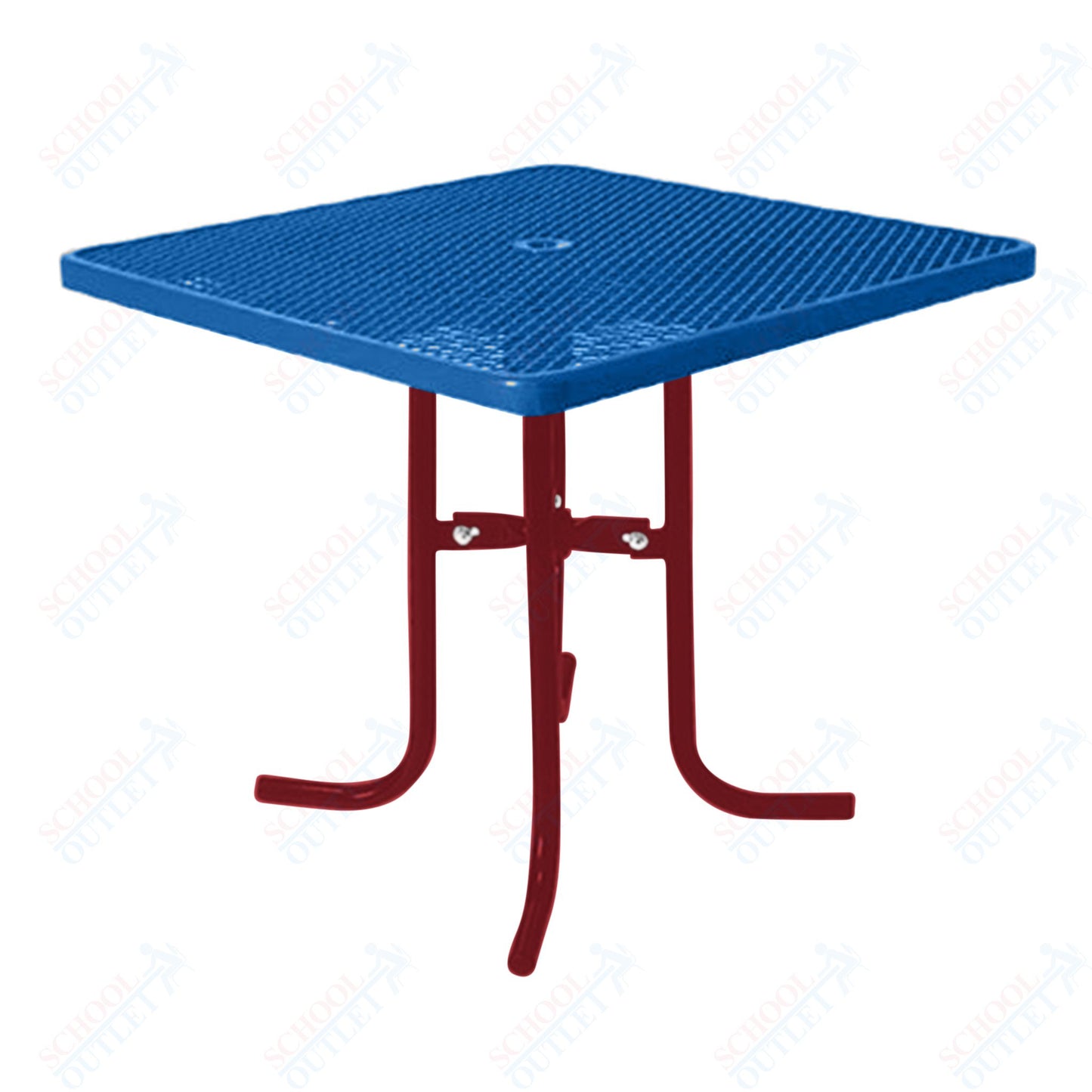 UltraPlay 36" Square Portable Food Court Table - 42 High - SchoolOutlet