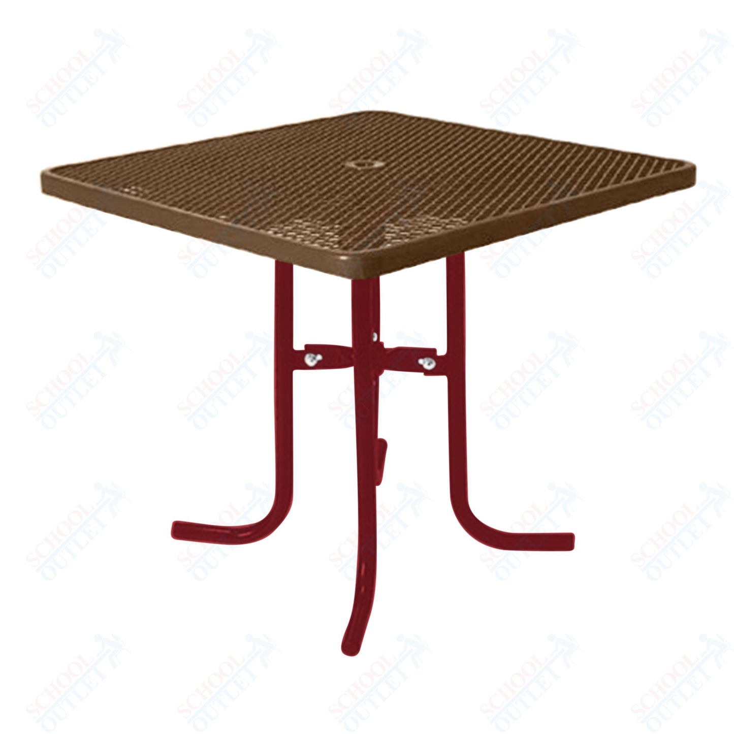 UltraPlay 36" Square Portable Food Court Table - 42 High - SchoolOutlet