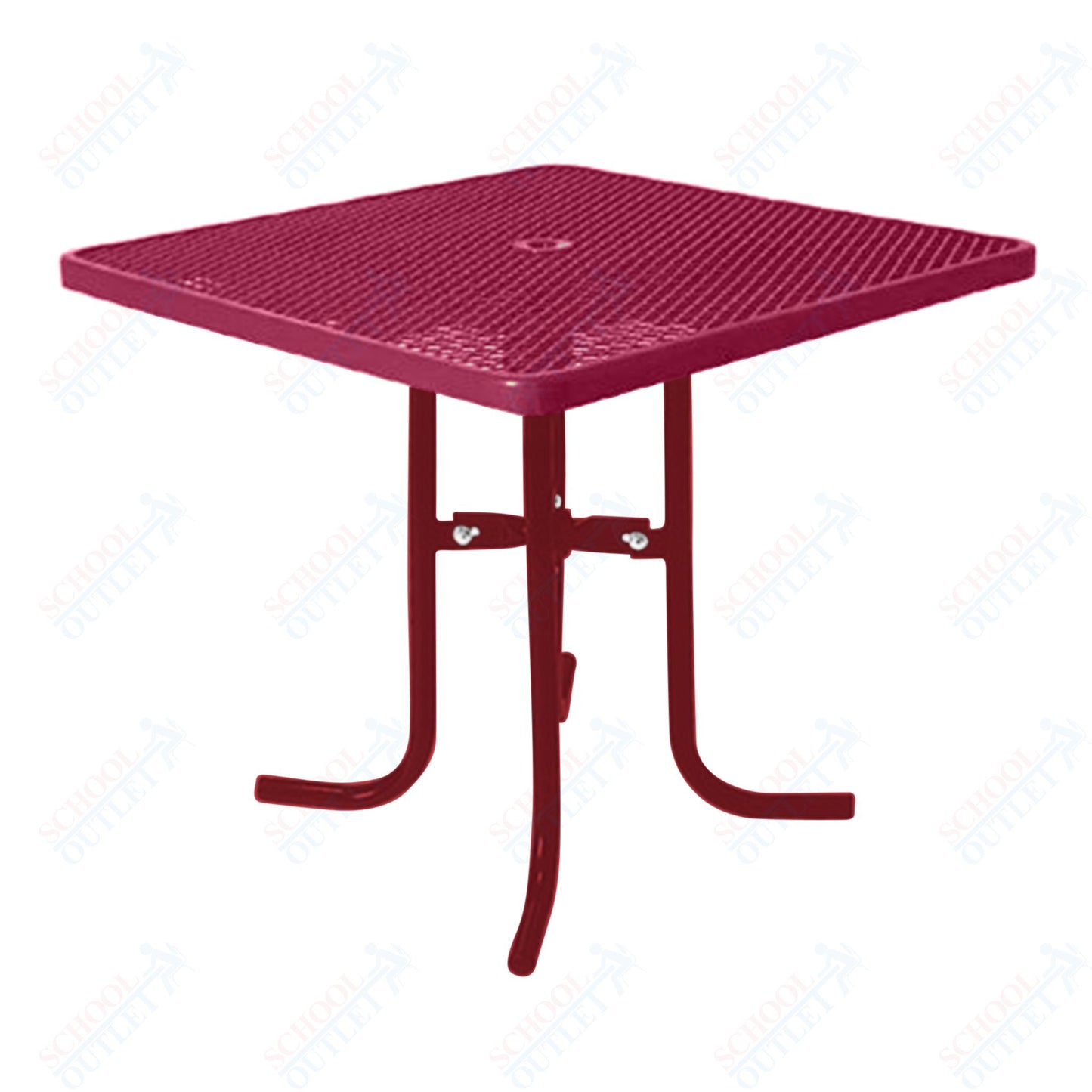 UltraPlay 36" Square Portable Food Court Table - 42 High - SchoolOutlet