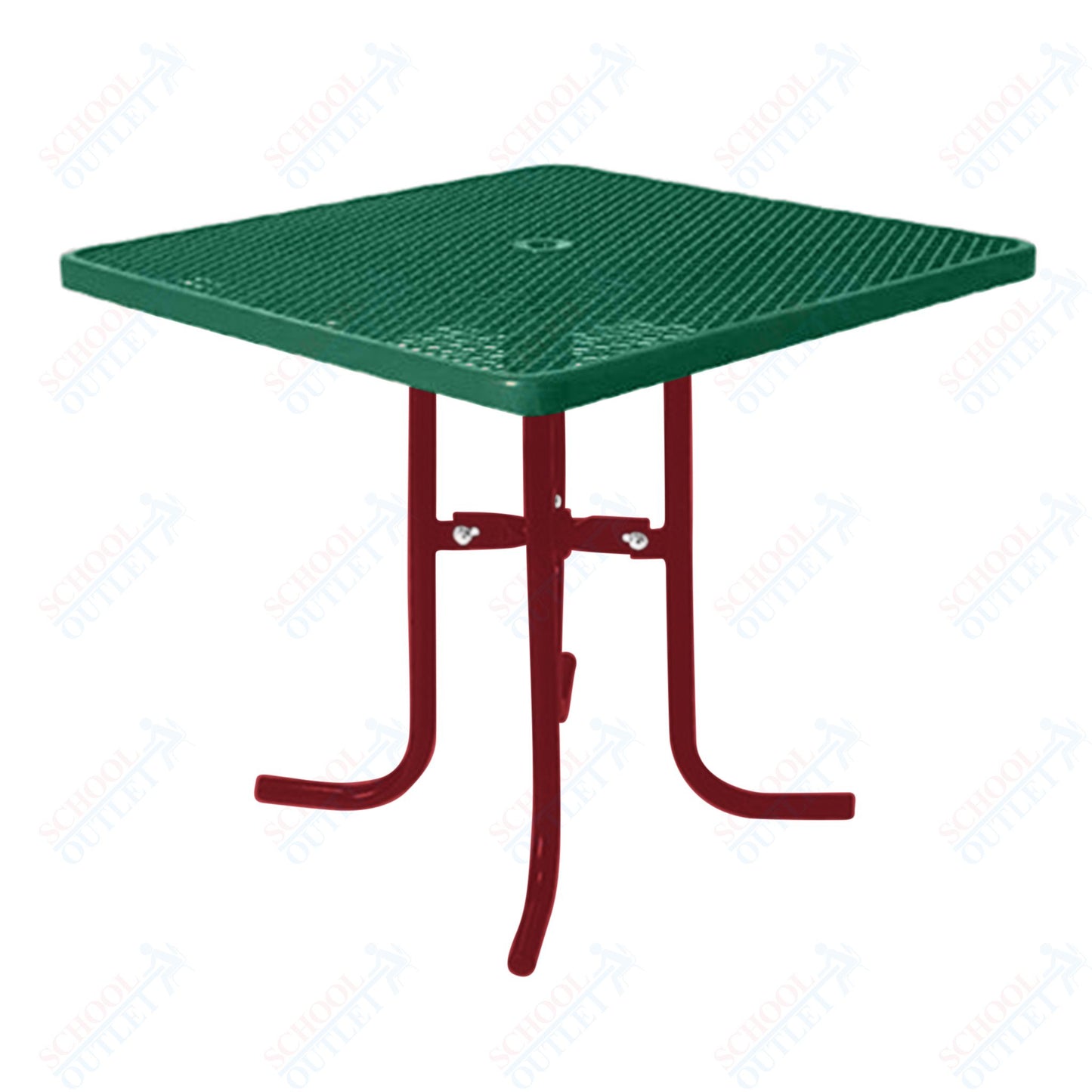UltraPlay 36" Square Portable Food Court Table - 42 High - SchoolOutlet