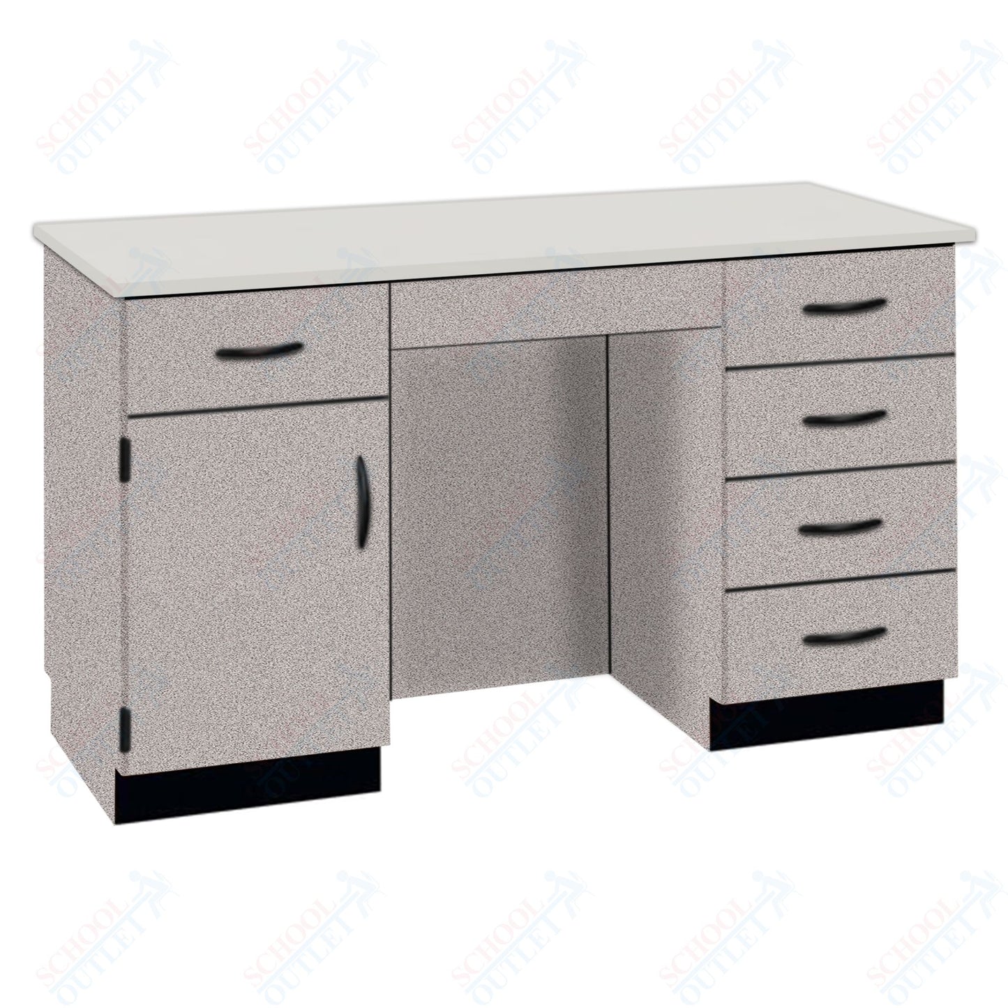 61"W Compact Phenolic Top Island Desk (84158 K36 24)