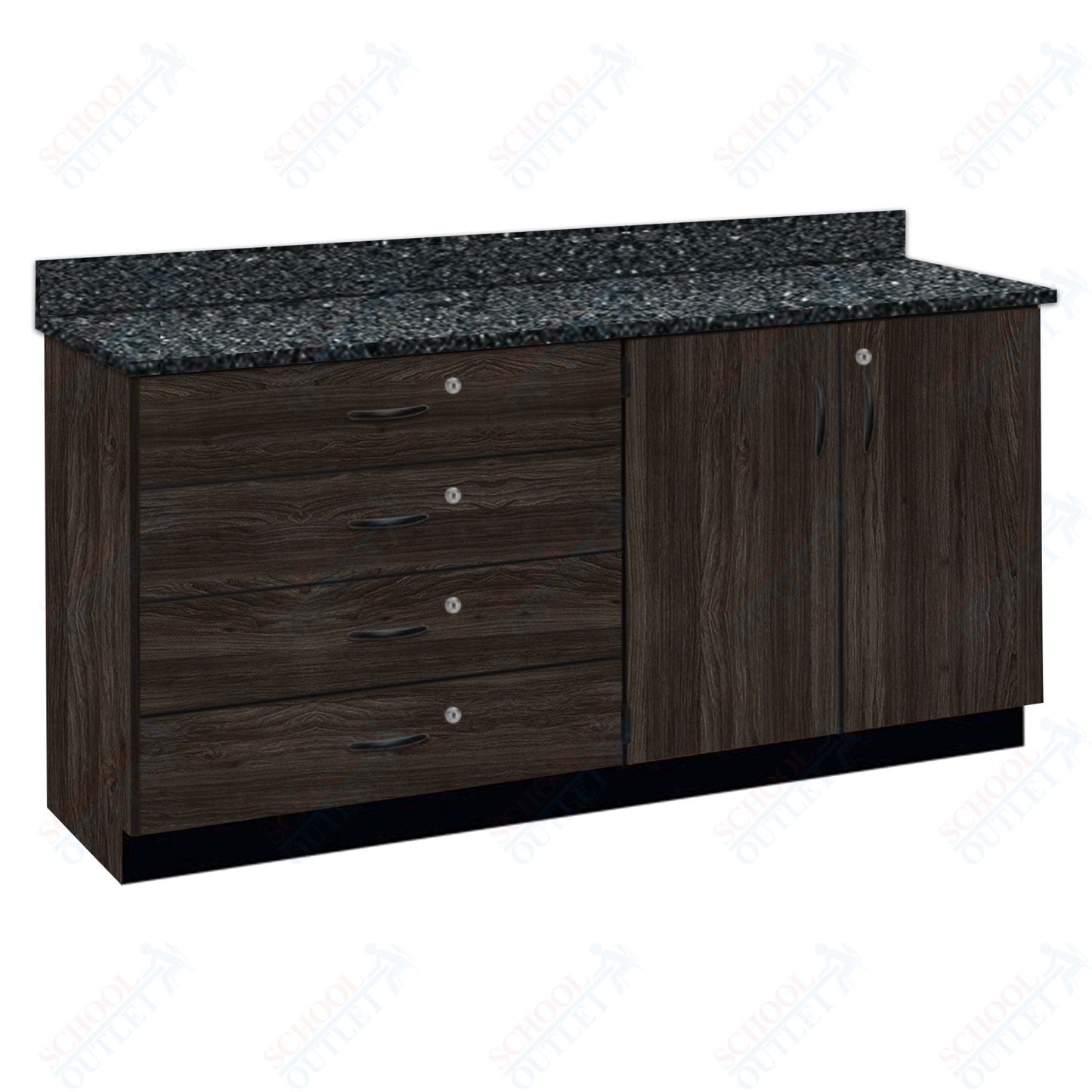 Chemical Resistant Laminate Top Wall Work Counter with Lock (84170 K36 21)