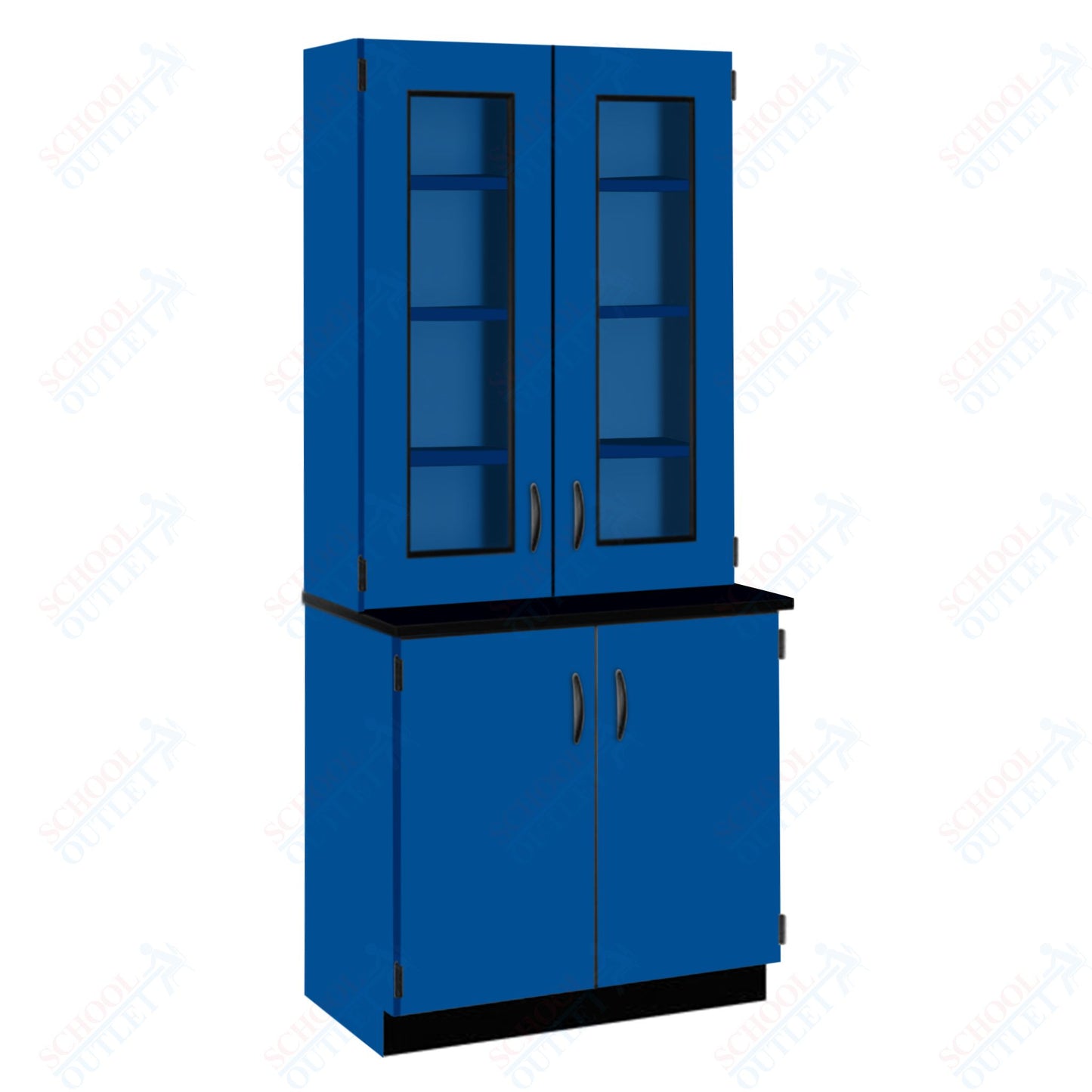 Phenolic Top Display Hutch with Lock and Base Molding (84204 K84 24)