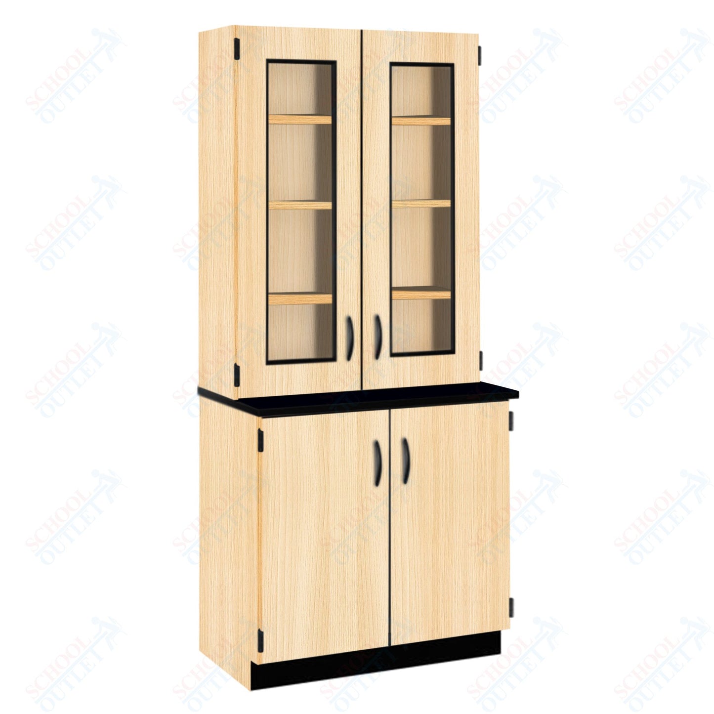 Phenolic Top Display Hutch with Lock and Base Molding (84204 K84 24)