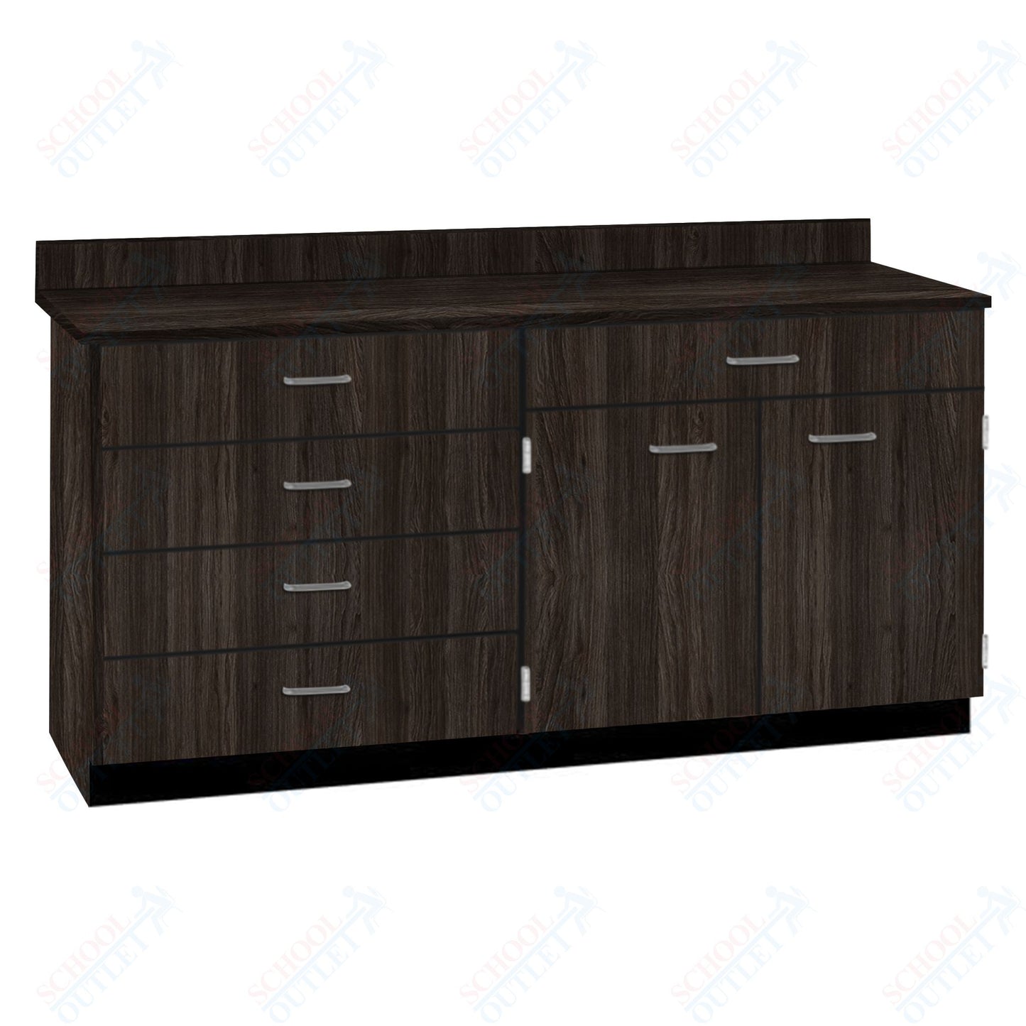 Base Cabinets with Five Drawers and Double Door Shelf (84512 F60 BC) - SchoolOutlet