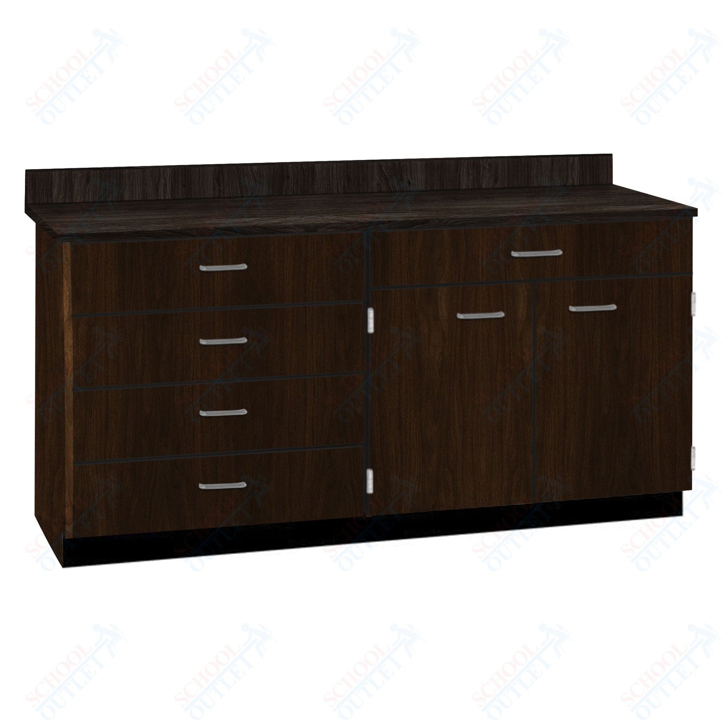 Base Cabinets with Five Drawers and Double Door Shelf (84512 F60 BC) - SchoolOutlet