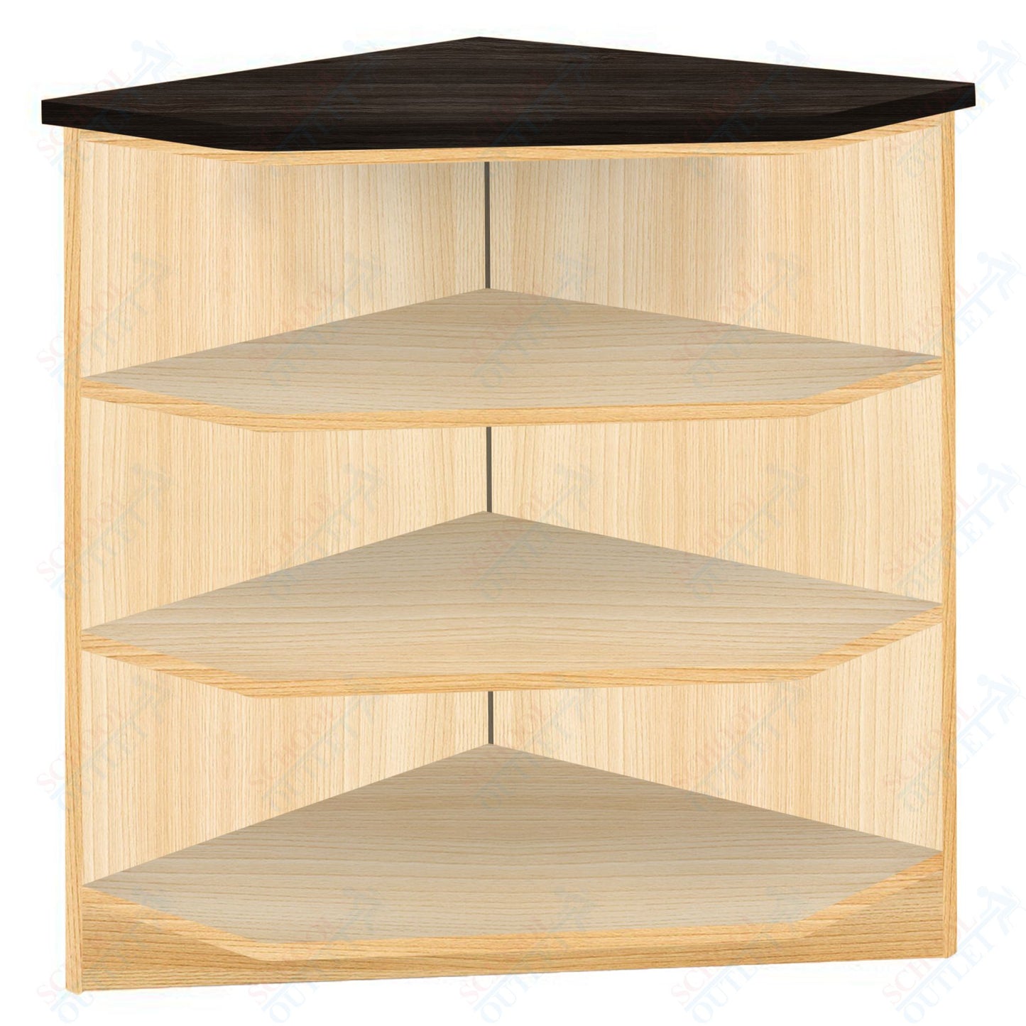 90 - Degree Outside Corner with 3 Shelves (88050 Z40) - SchoolOutlet