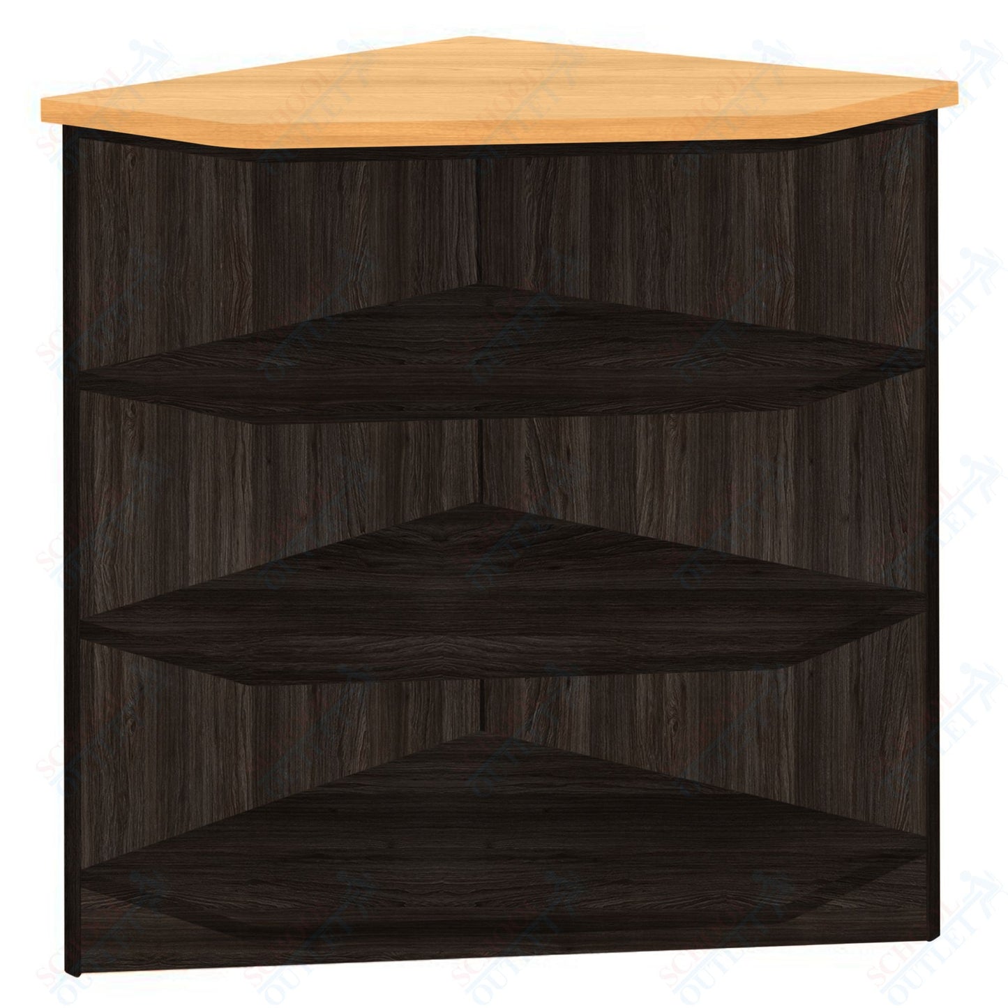 90 - Degree Outside Corner with 3 Shelves (88050 Z40) - SchoolOutlet