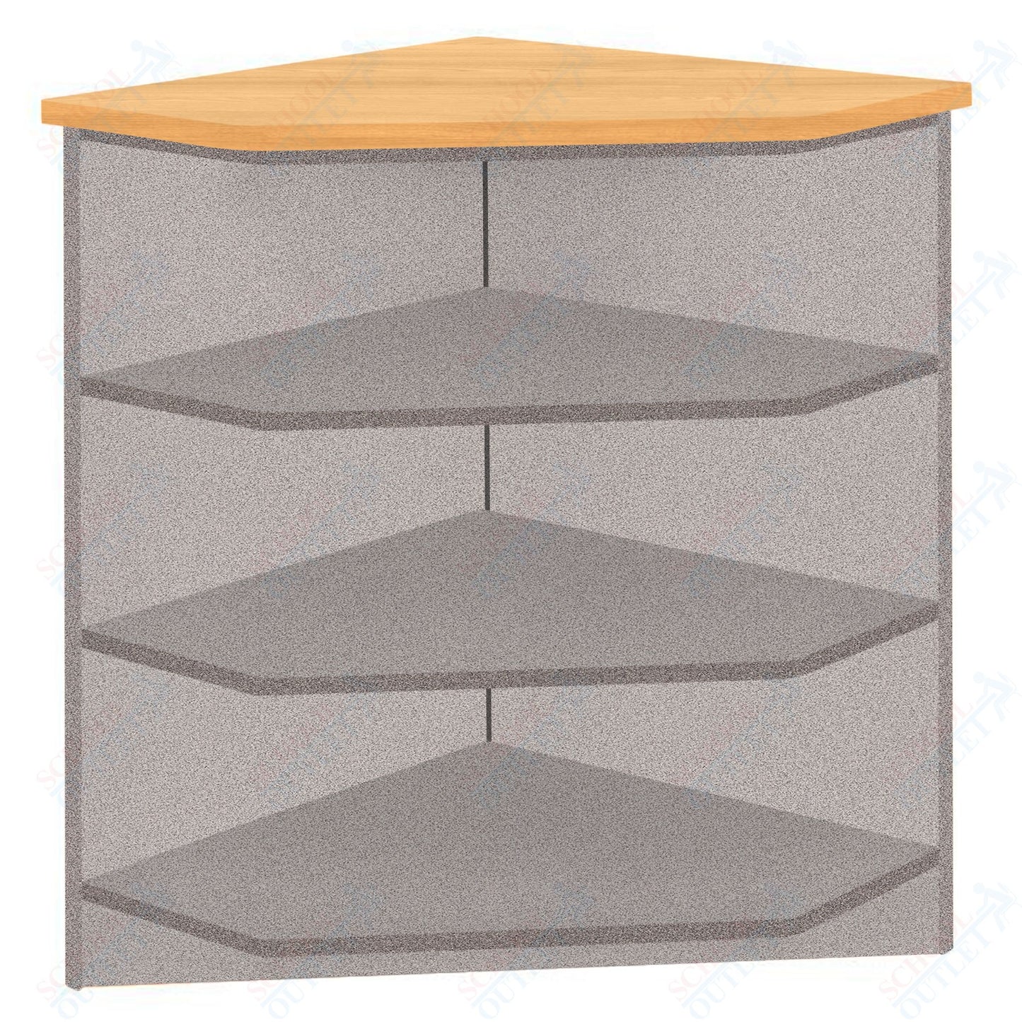 90-Degree Outside Corner with 3 Shelves (88050 Z40)