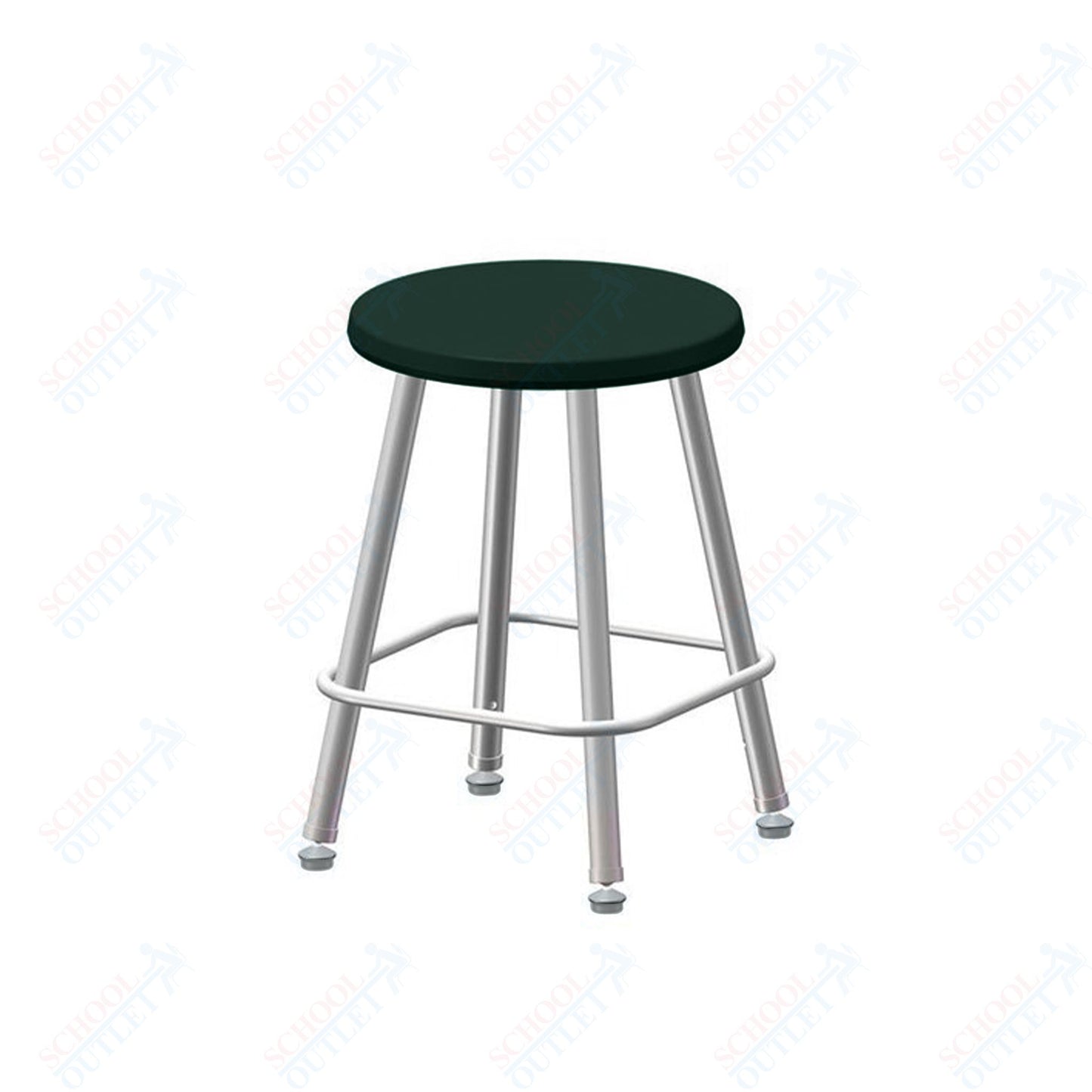 USA Capitol Euroflex Poly Seat Stool Fixed Height 18" (3118)