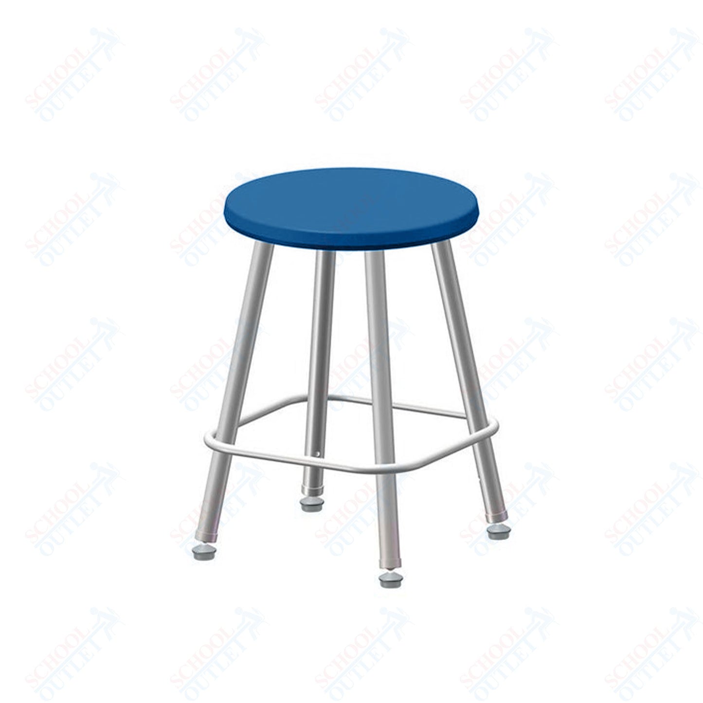 USA Capitol Euroflex Poly Seat Stool Fixed Height 18" (3118)