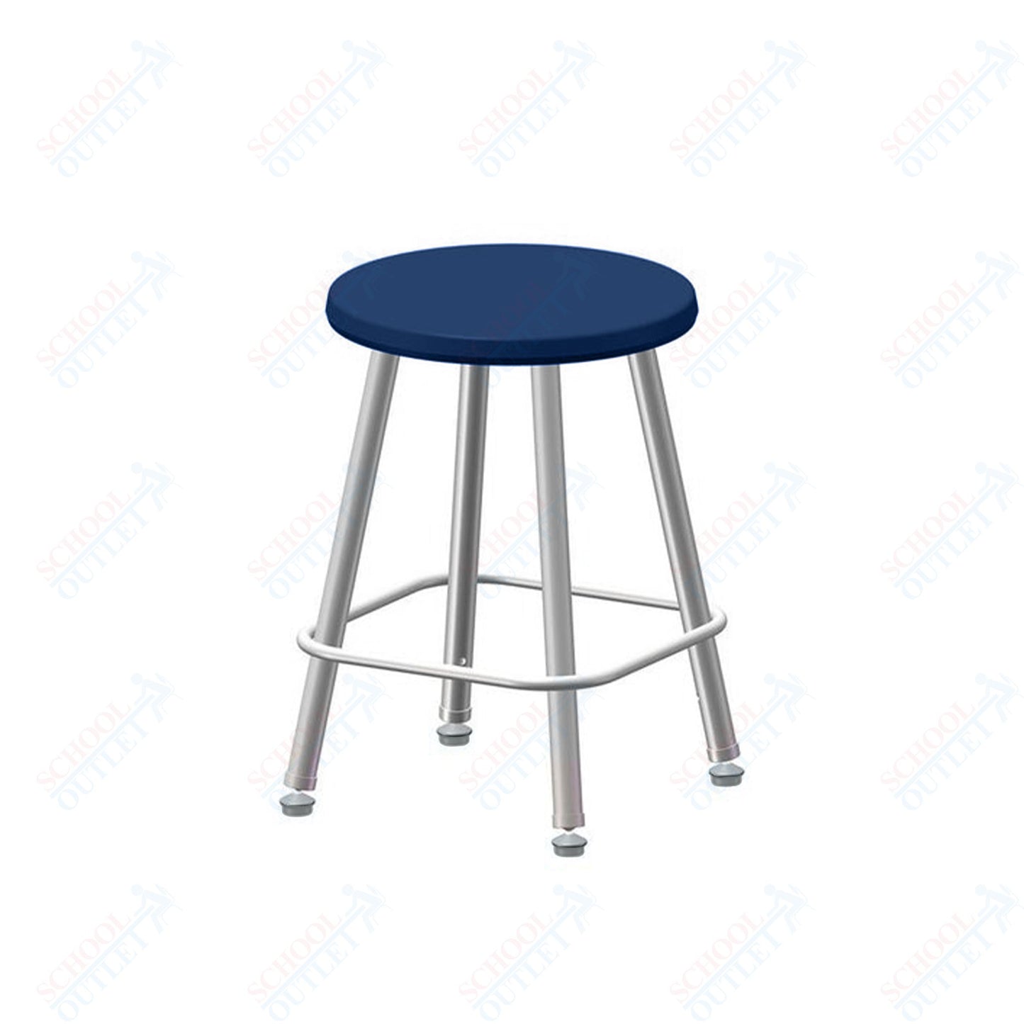 USA Capitol Euroflex Poly Seat Stool Fixed Height 18" (3118)