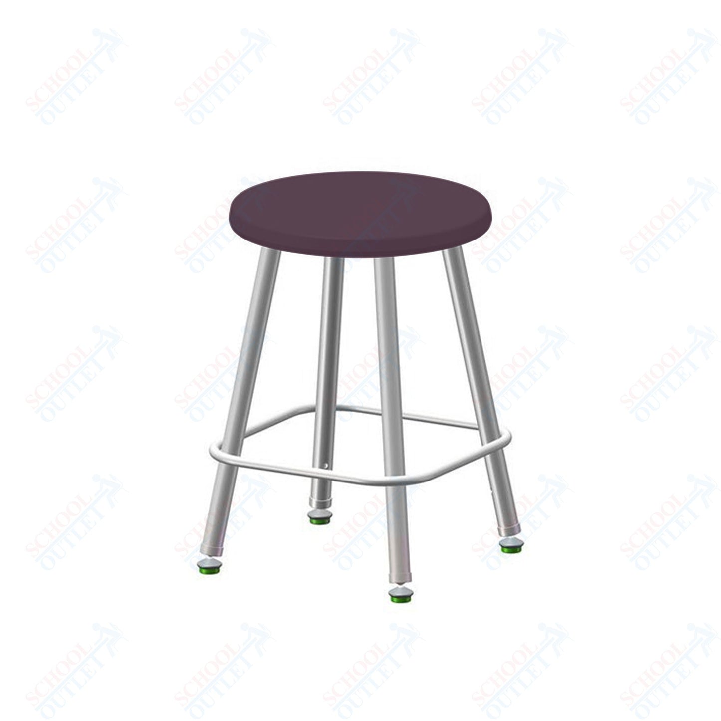 USA Capitol Euroflex Poly Seat Stool Fixed Height 18" (3118)