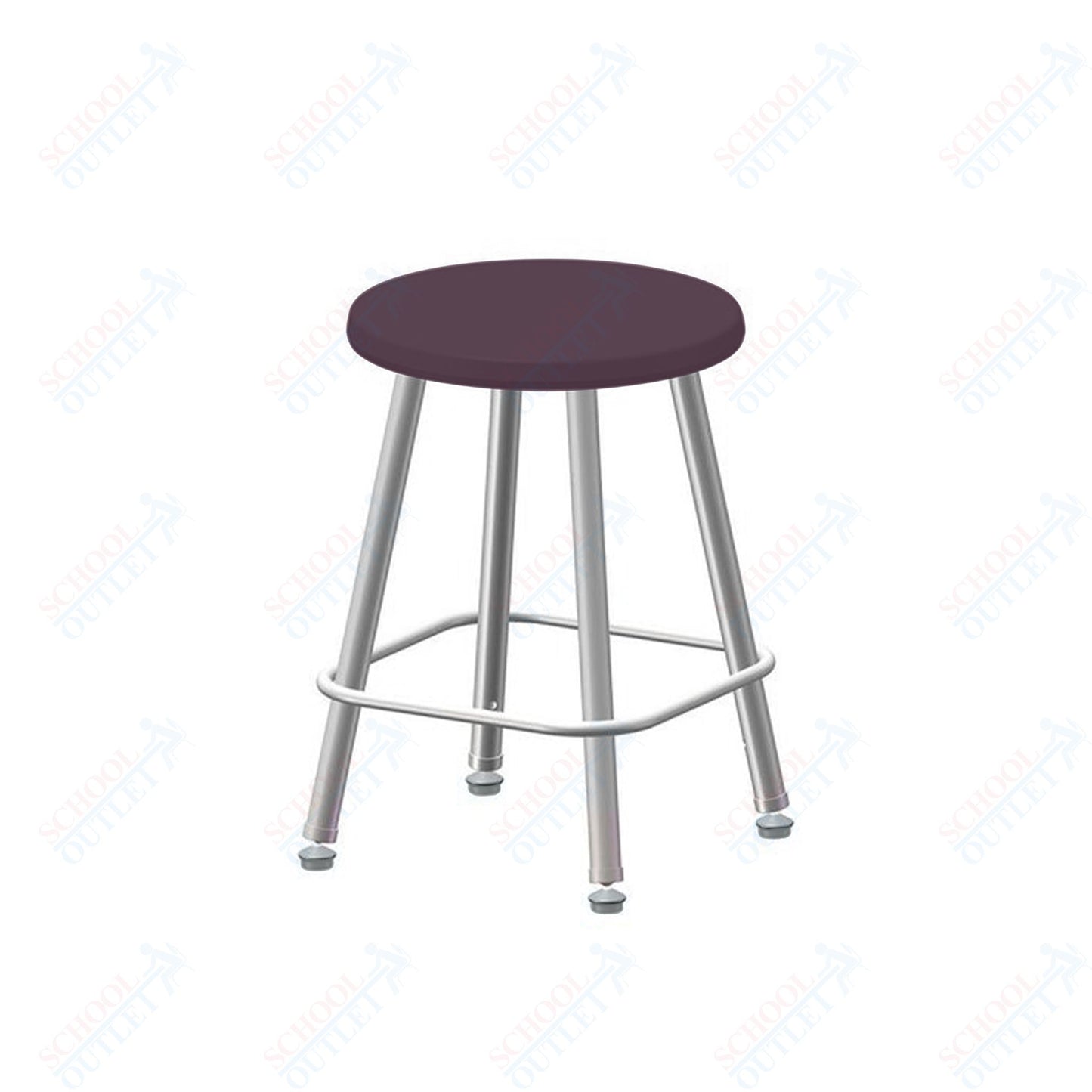 USA Capitol Euroflex Poly Seat Stool Fixed Height 18" (3118)