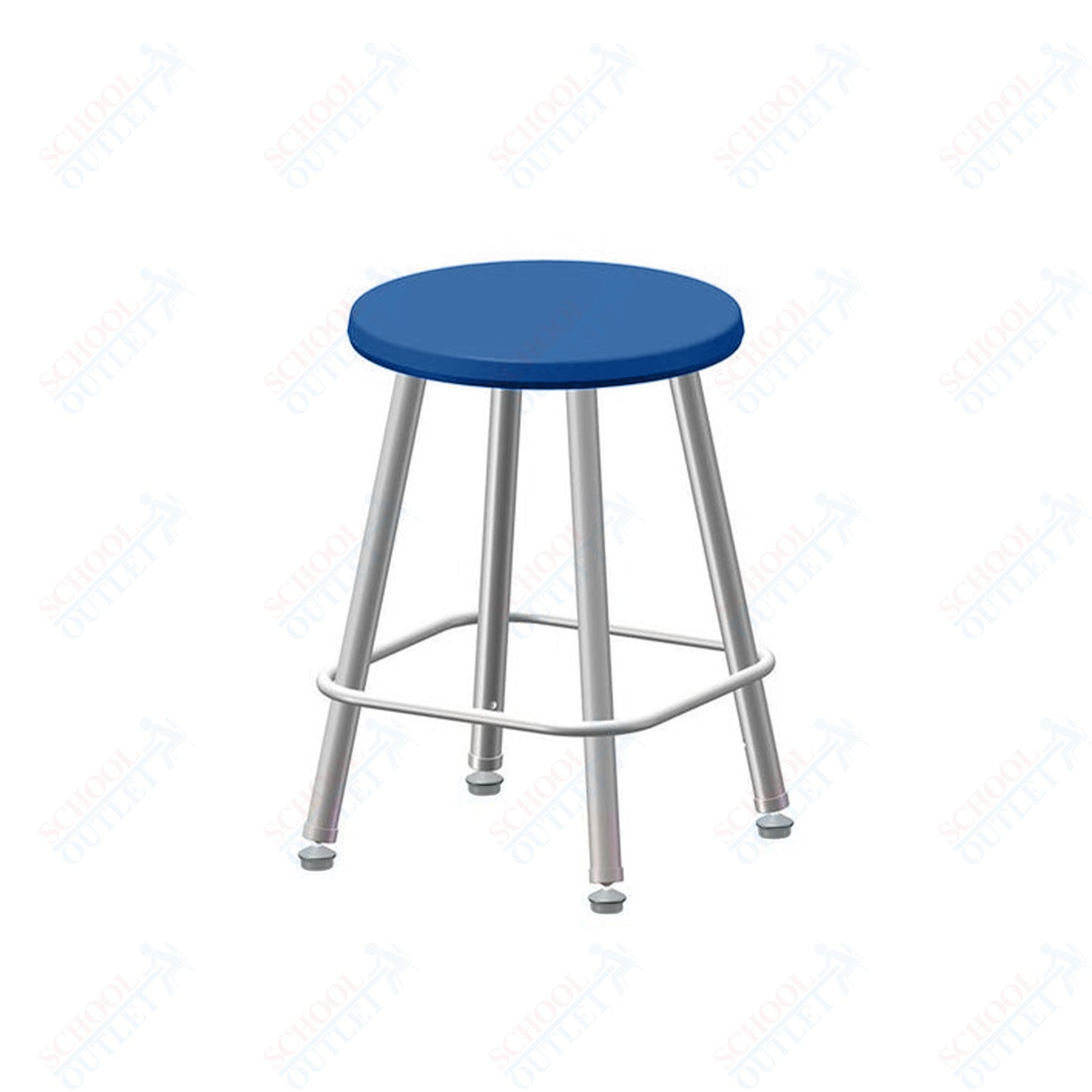USA Capitol Euroflex Poly Seat Stool Fixed Height 18" (3118)