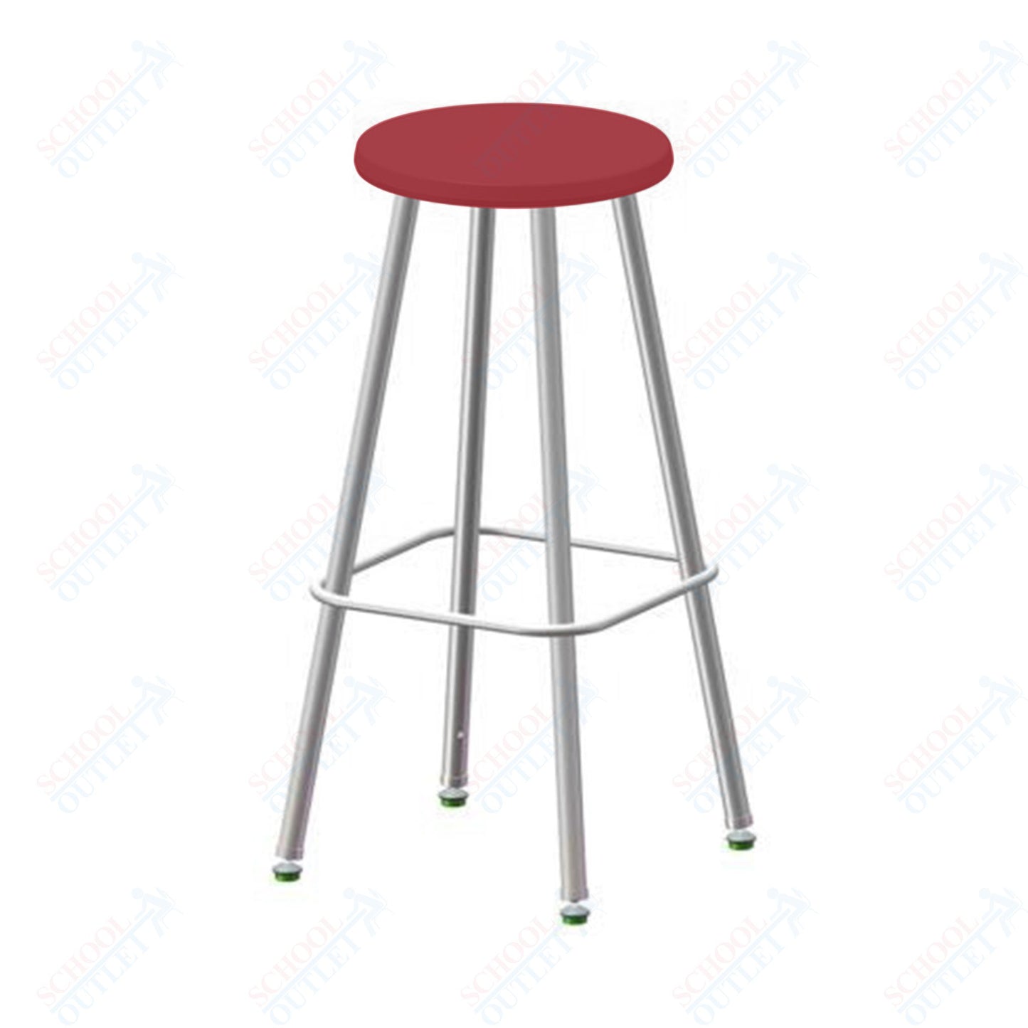 USA Capitol Euroflex Poly Seat Stool Fixed Height 30" (3130)