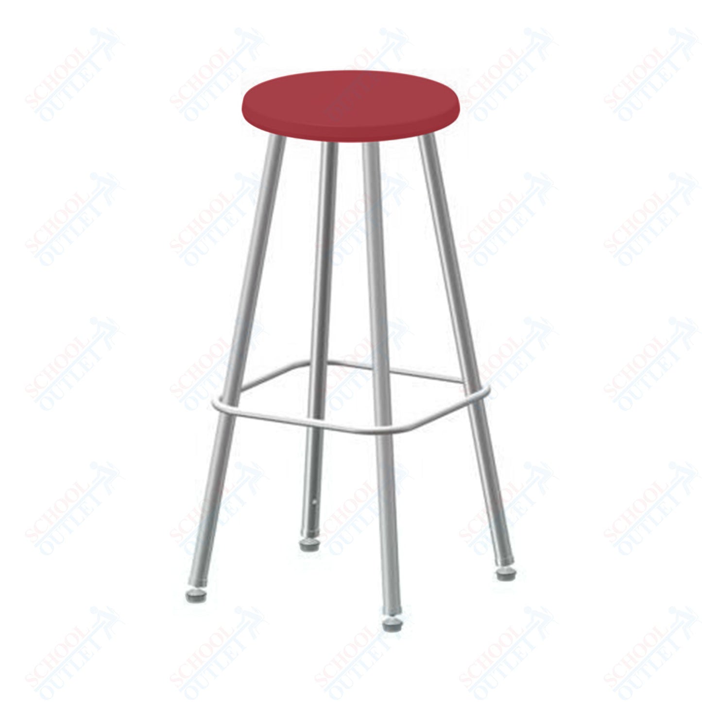 USA Capitol Euroflex Poly Seat Stool Fixed Height 30" (3130)