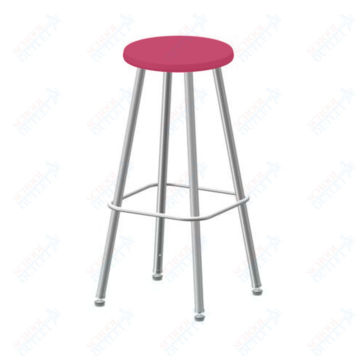 USA Capitol Euroflex Poly Seat Stool Fixed Height 30" (3130)