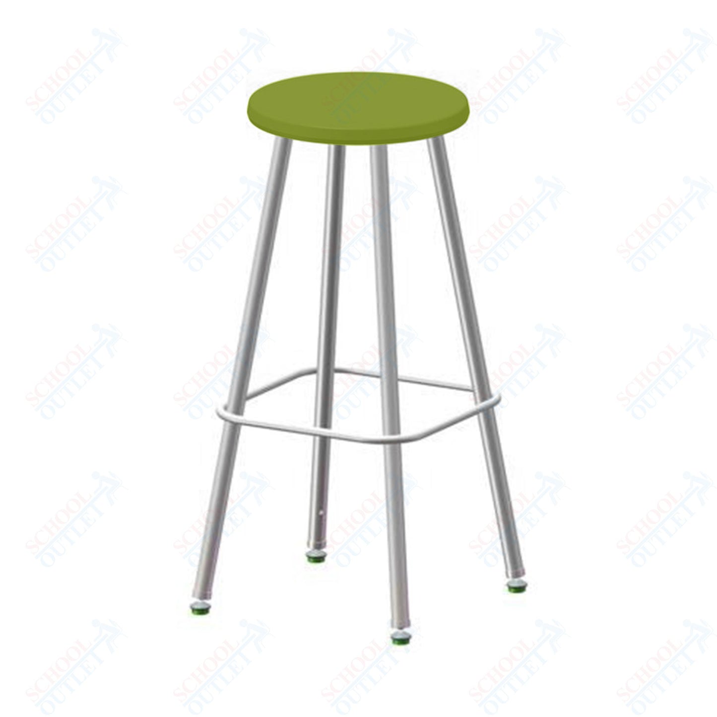 USA Capitol Euroflex Poly Seat Stool Fixed Height 30" (3130)