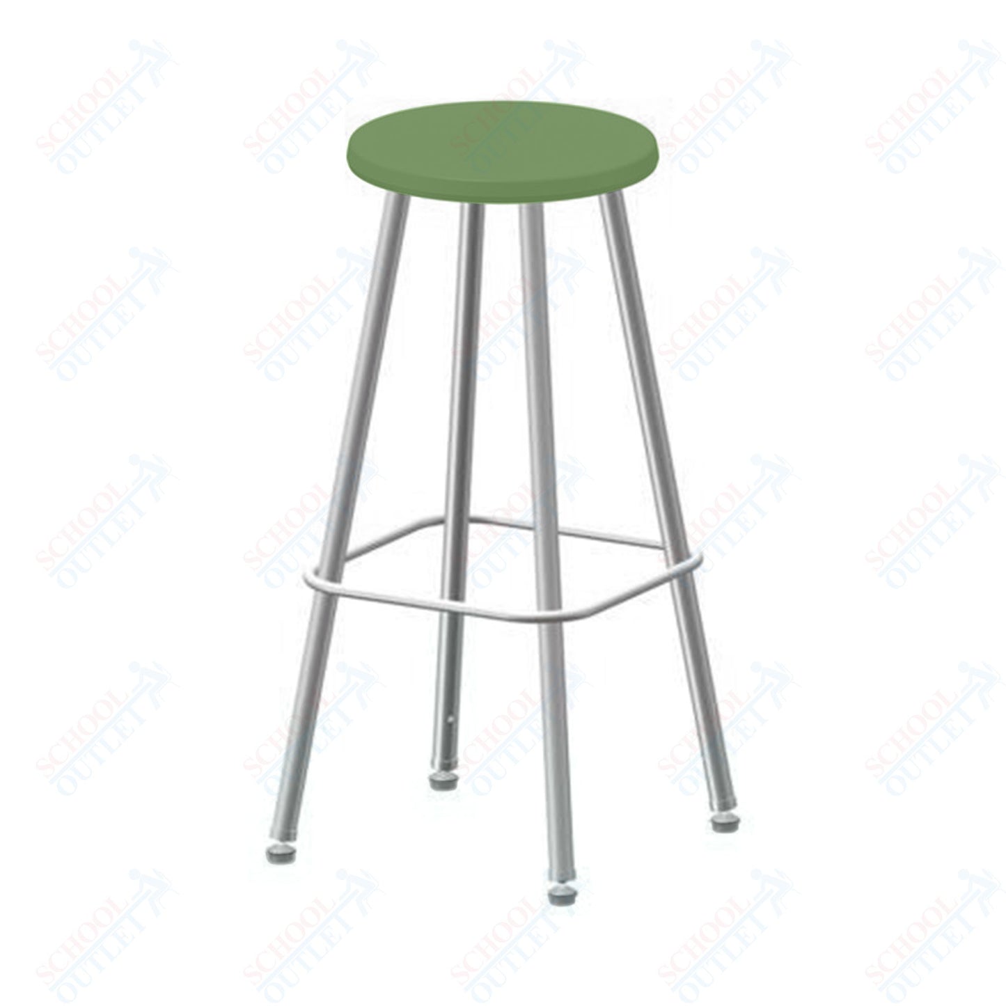 USA Capitol Euroflex Poly Seat Stool Fixed Height 30" (3130)