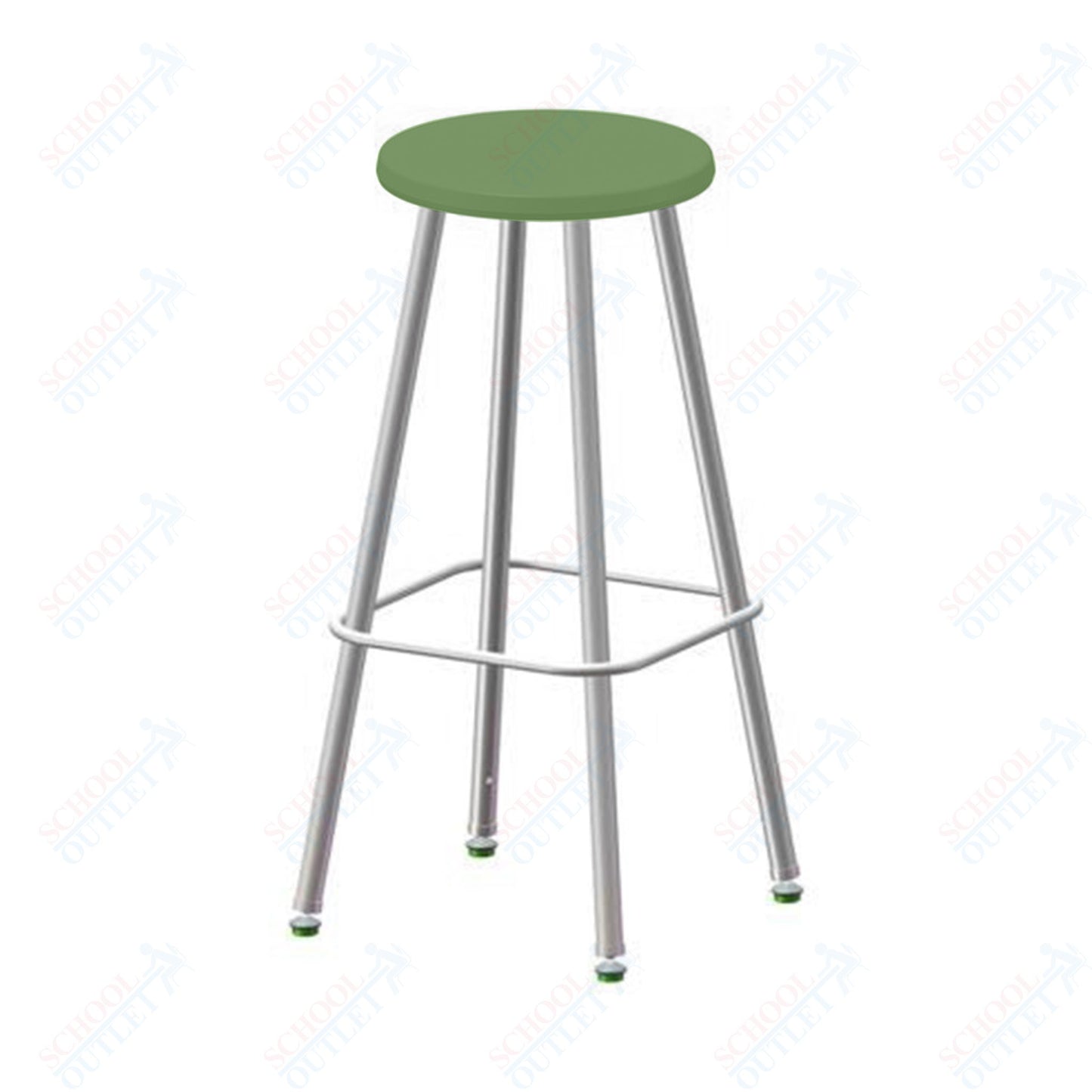 USA Capitol Euroflex Poly Seat Stool Fixed Height 30" (3130)