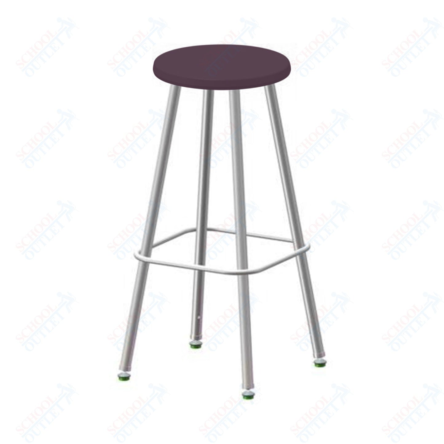 USA Capitol Euroflex Poly Seat Stool Fixed Height 30" (3130)