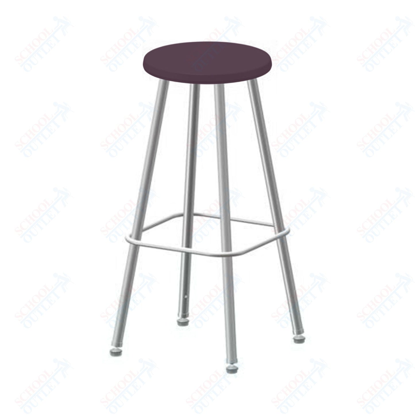 USA Capitol Euroflex Poly Seat Stool Fixed Height 30" (3130)