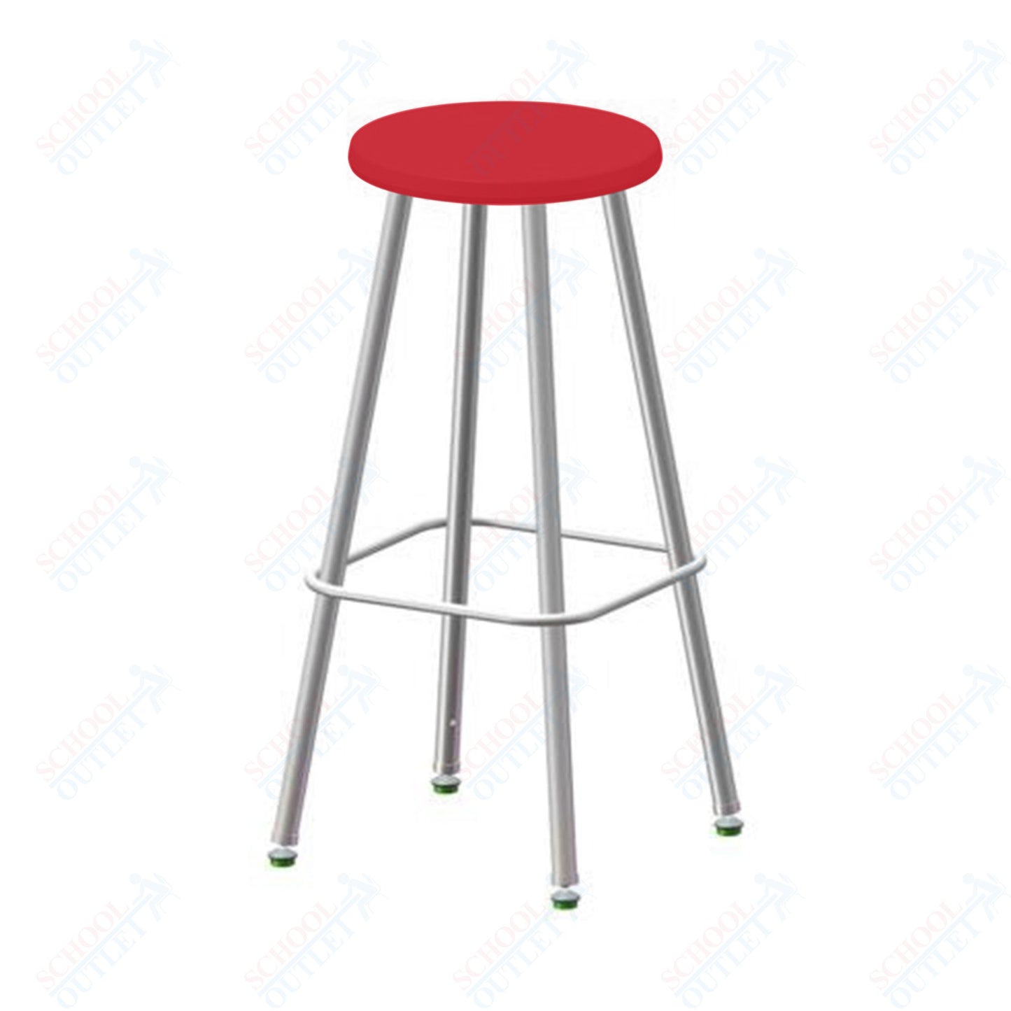USA Capitol Euroflex Poly Seat Stool Fixed Height 30" (3130)