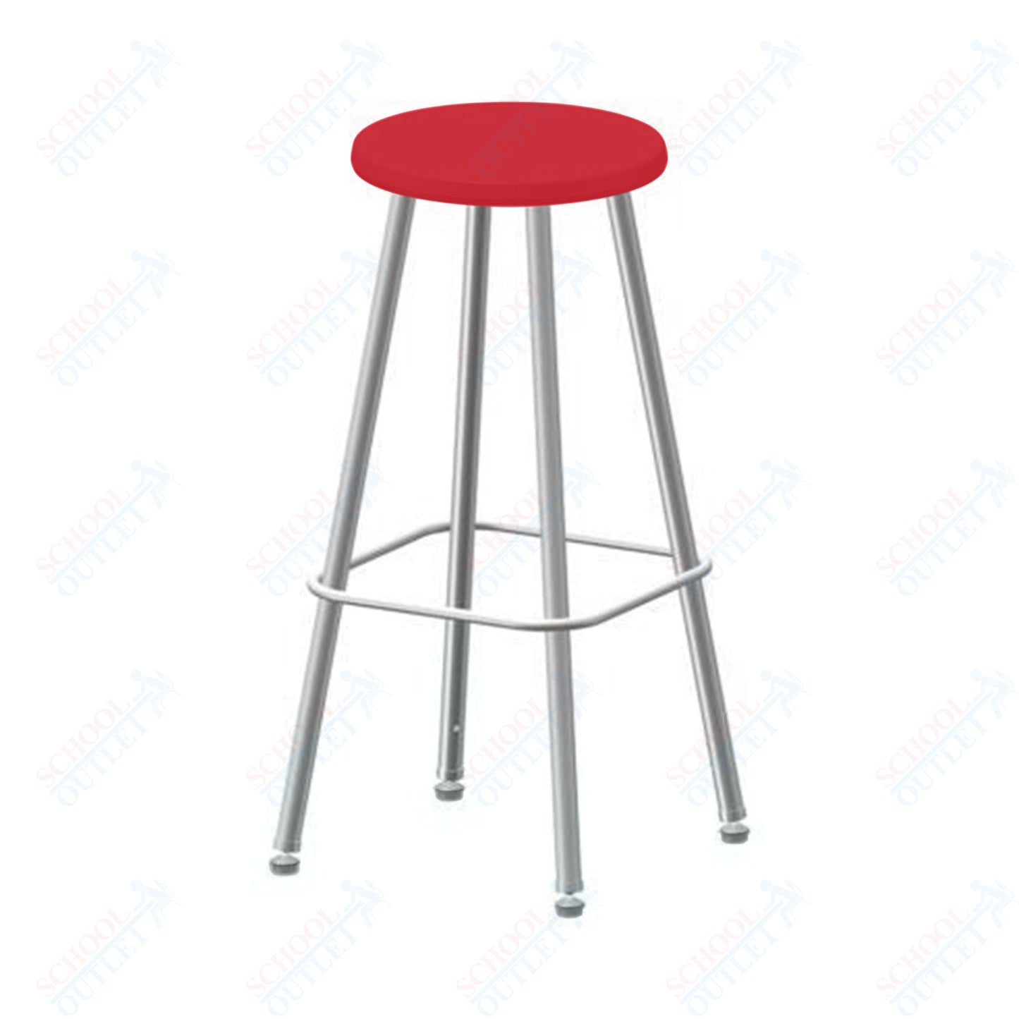 USA Capitol Euroflex Poly Seat Stool Fixed Height 30" (3130)