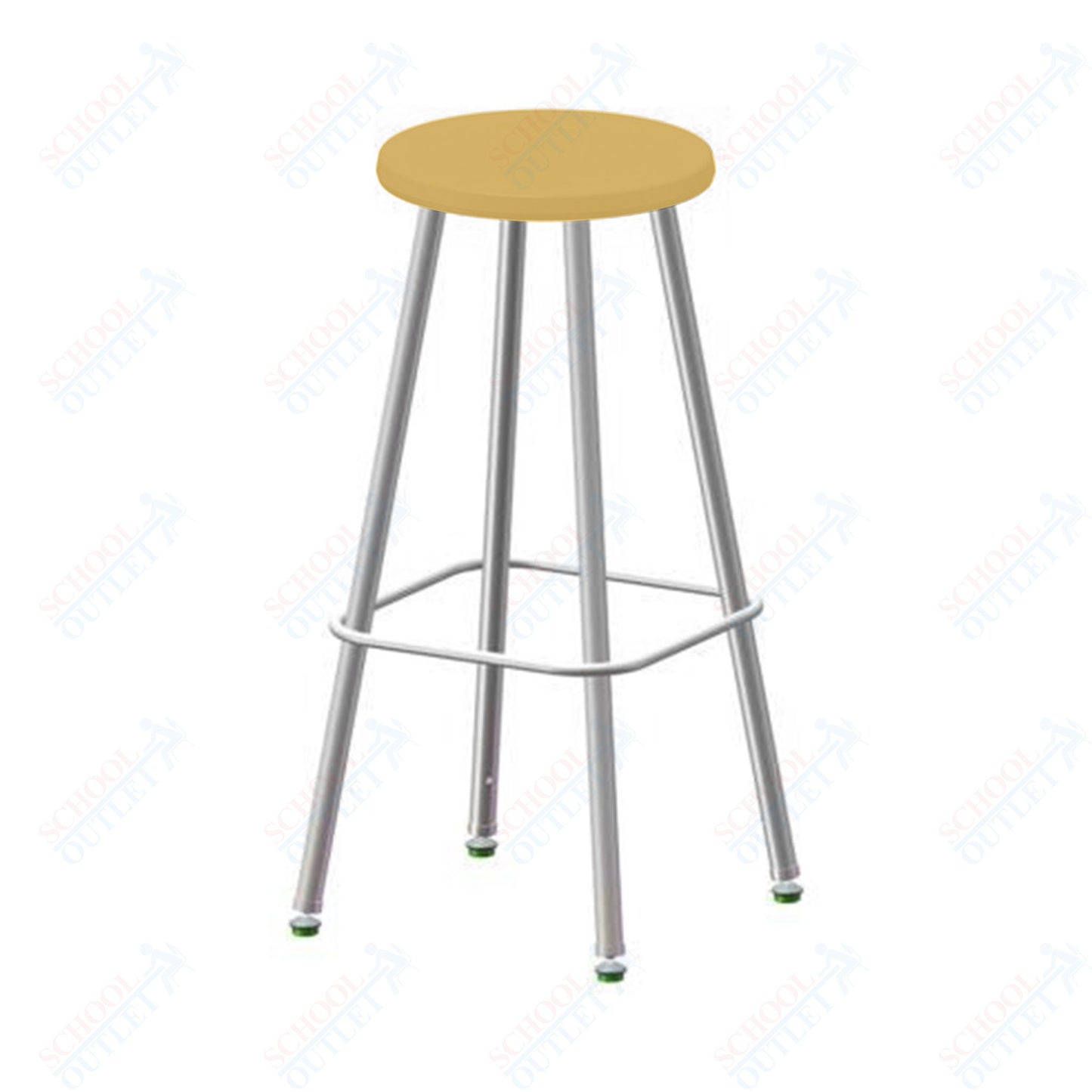 USA Capitol Euroflex Poly Seat Stool Fixed Height 30" (3130)