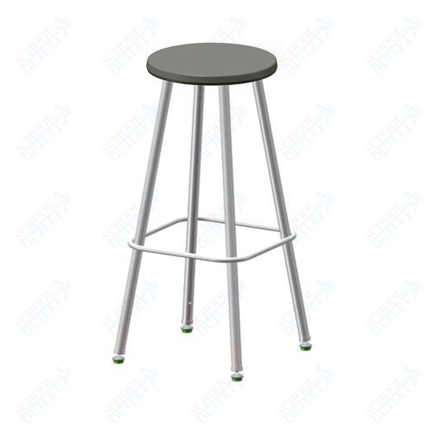USA Capitol Euroflex Poly Seat Stool Fixed Height 30" (3130)
