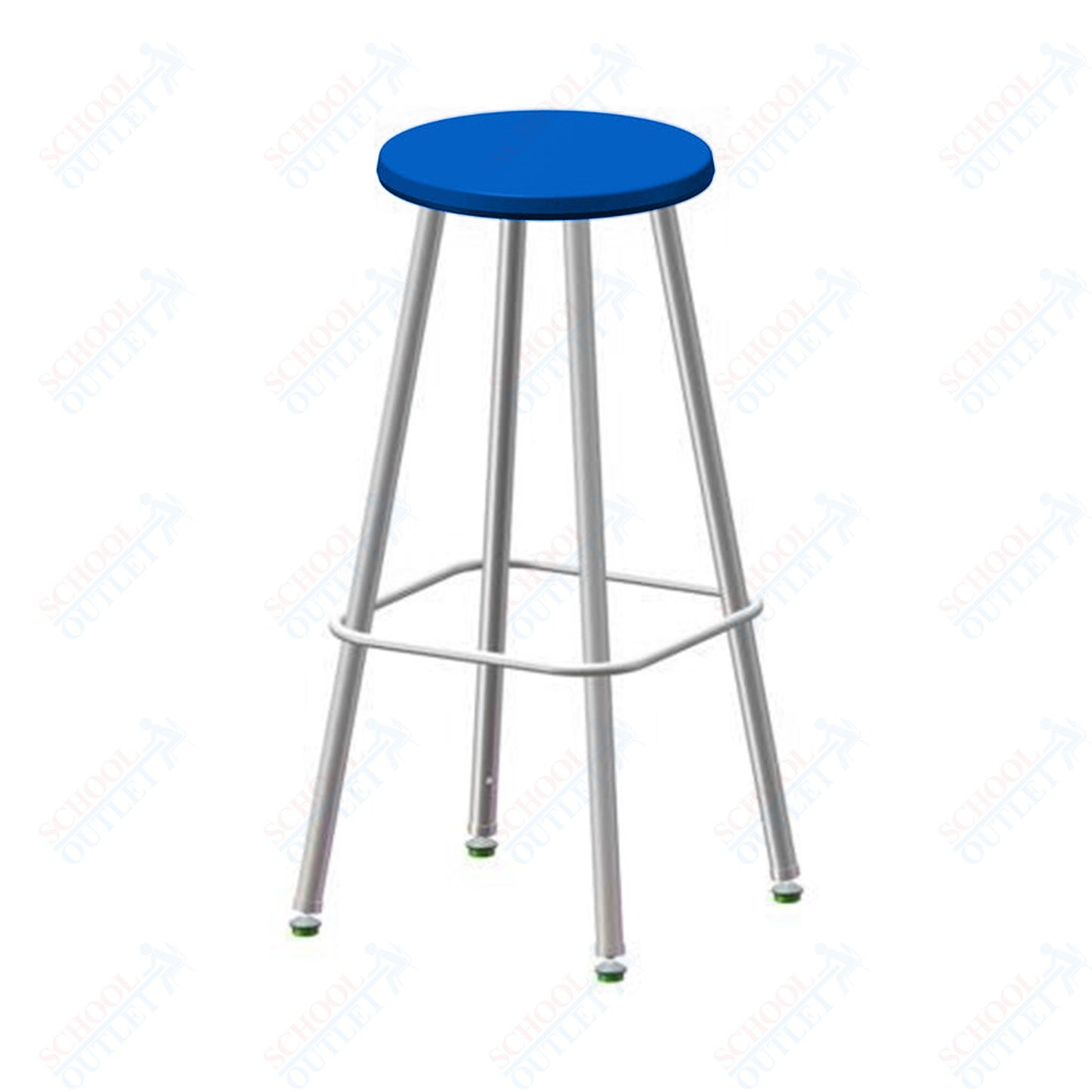 USA Capitol Euroflex Poly Seat Stool Fixed Height 30" (3130)