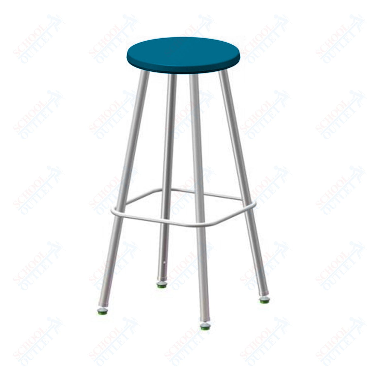USA Capitol Euroflex Poly Seat Stool Fixed Height 30" (3130)