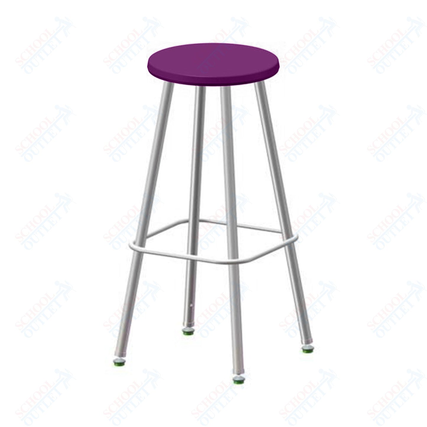 USA Capitol Euroflex Poly Seat Stool Fixed Height 30" (3130)