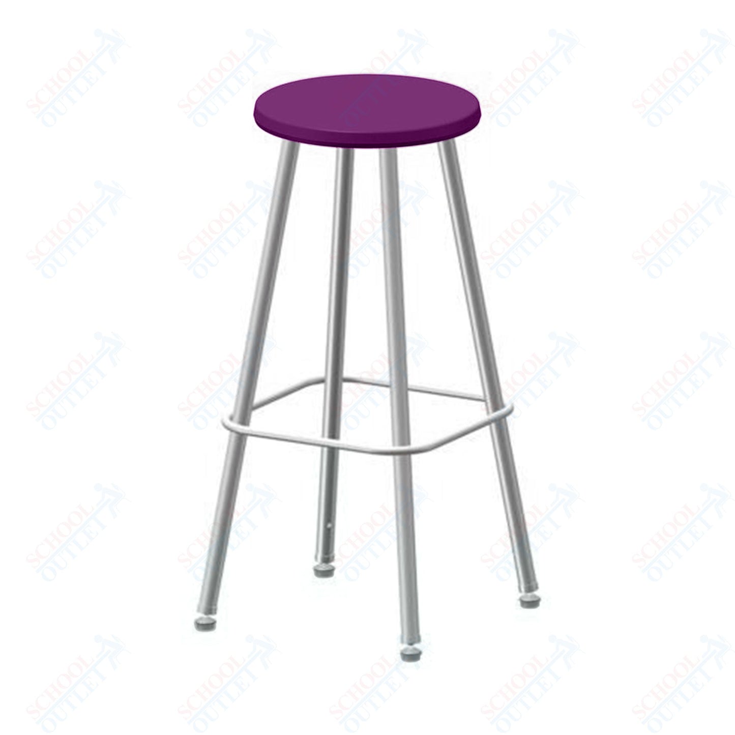 USA Capitol Euroflex Poly Seat Stool Fixed Height 30" (3130)