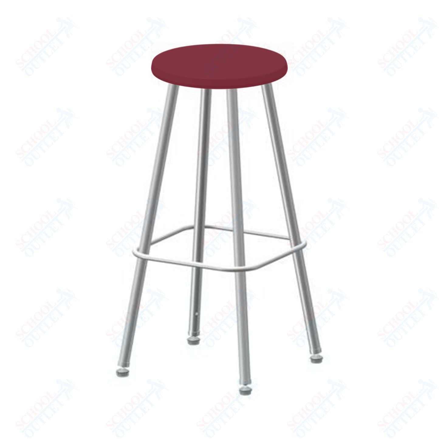 USA Capitol Euroflex Poly Seat Stool Fixed Height 30" (3130)